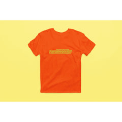 "Rainbow Gorilla ´RG Tekst Goud´ Heren T-shirt - Rainbow Gorilla Store"