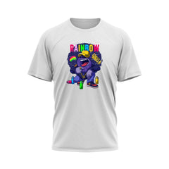 "Rainbow Gorilla 'Graffiti' Heren T-shirt - Rainbow Gorilla Store"