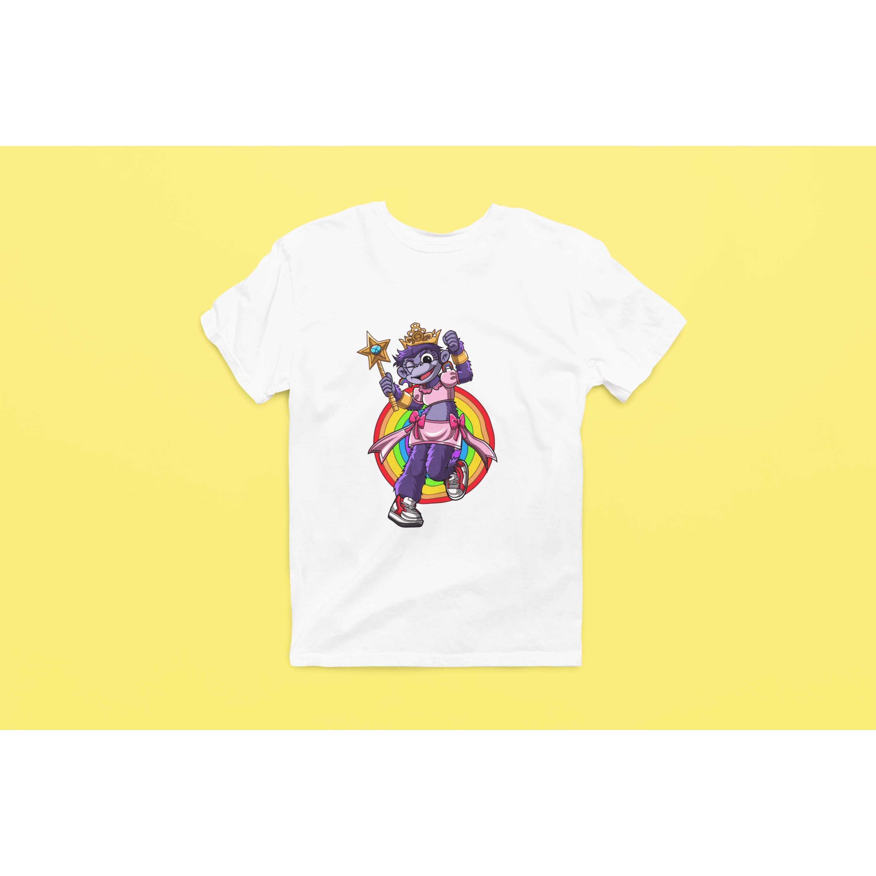 "Rainbow Gorilla 'Princess Hope' Heren T-shirt - Rainbow Gorilla Store"
