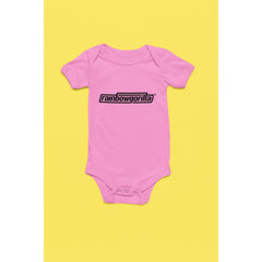 "Rainbow Gorilla ´RG Tekst Zwart´ Romper - Rainbow Gorilla Store"