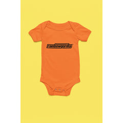 "Rainbow Gorilla ´RG Tekst Zwart´ Romper - Rainbow Gorilla Store"