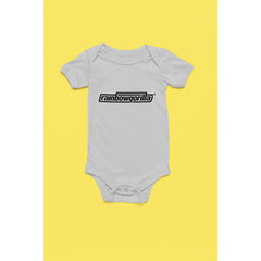 "Rainbow Gorilla ´RG Tekst Zwart´ Romper - Rainbow Gorilla Store"