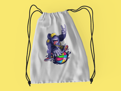 Rainbow Gorilla ´Baller´ Rugzak met koord - Rainbow Gorilla Store