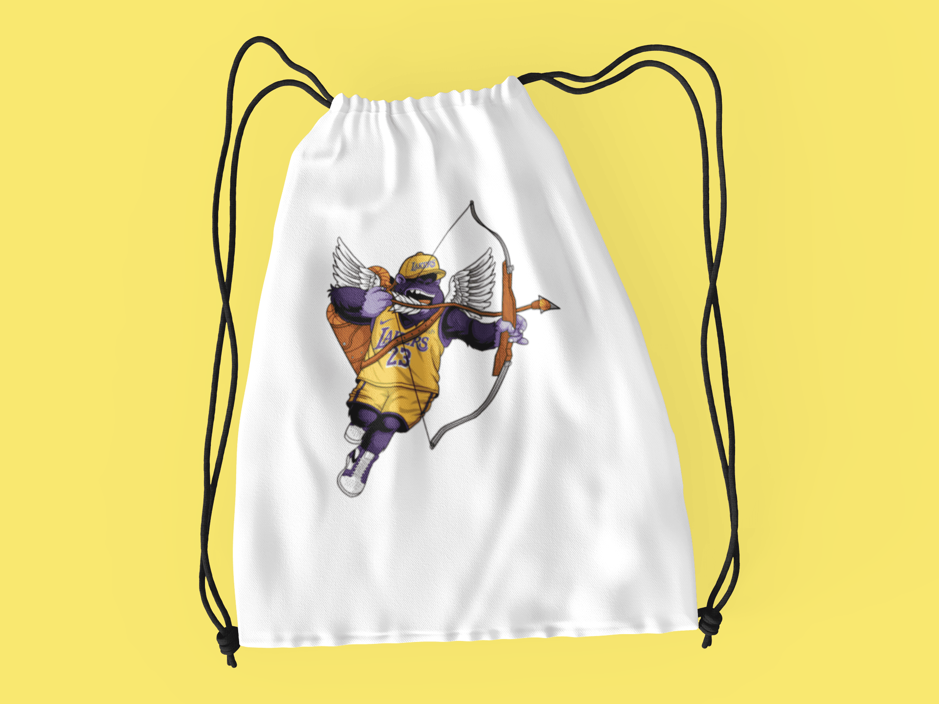 Rainbow Gorilla ´The Love Gorilla´ Rugzak met koord - Rainbow Gorilla Store