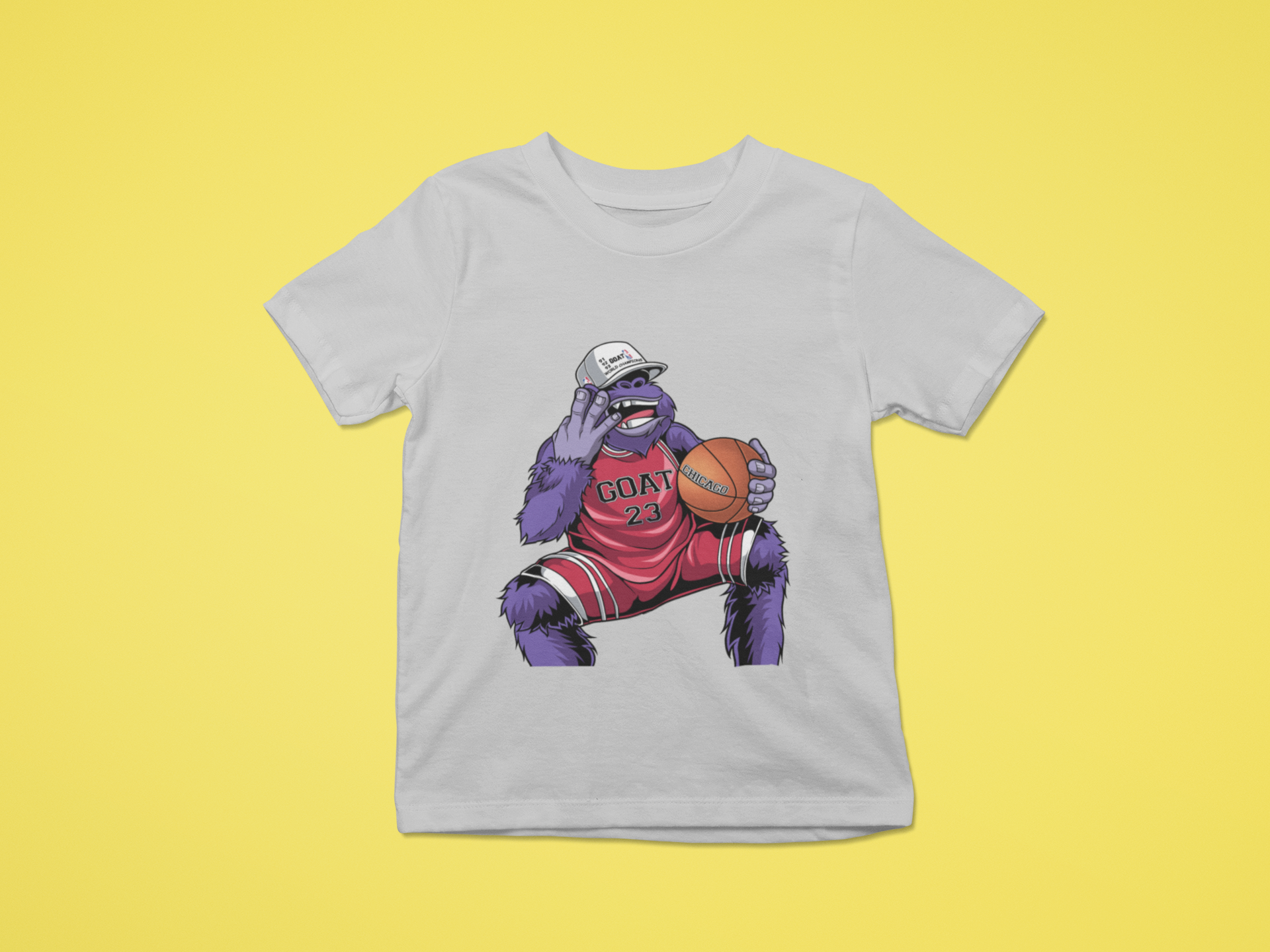 Rainbow Gorilla ´The GOAT´ T-shirt Kids
