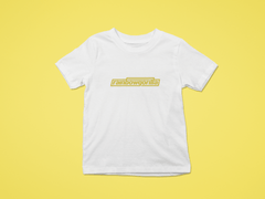 Rainbow Gorilla ´RG Tekst Goud´ T-shirt Kids - Rainbow Gorilla Store