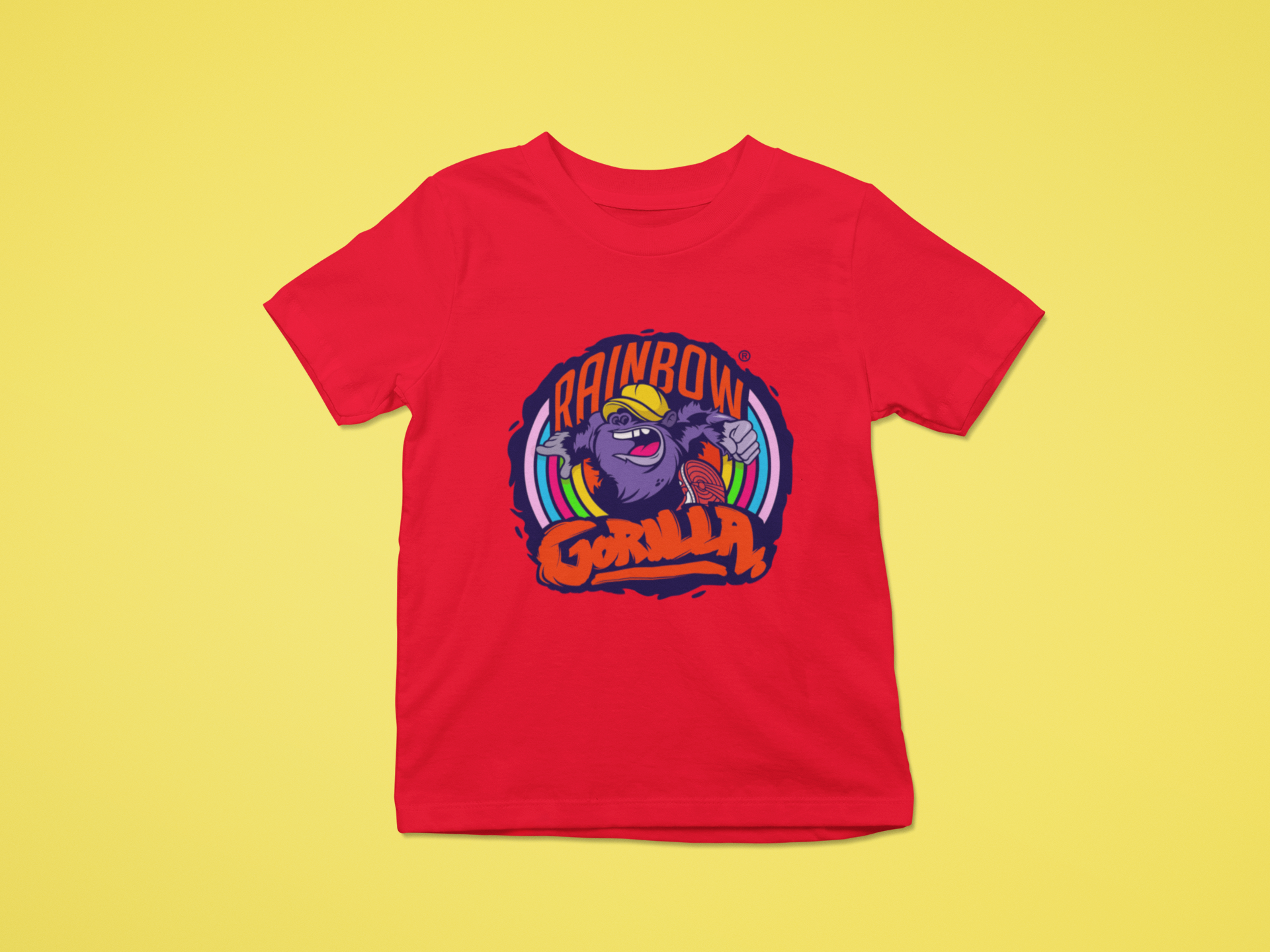 Rainbow Gorilla ´Orgineel logo´ T-shirt Kids