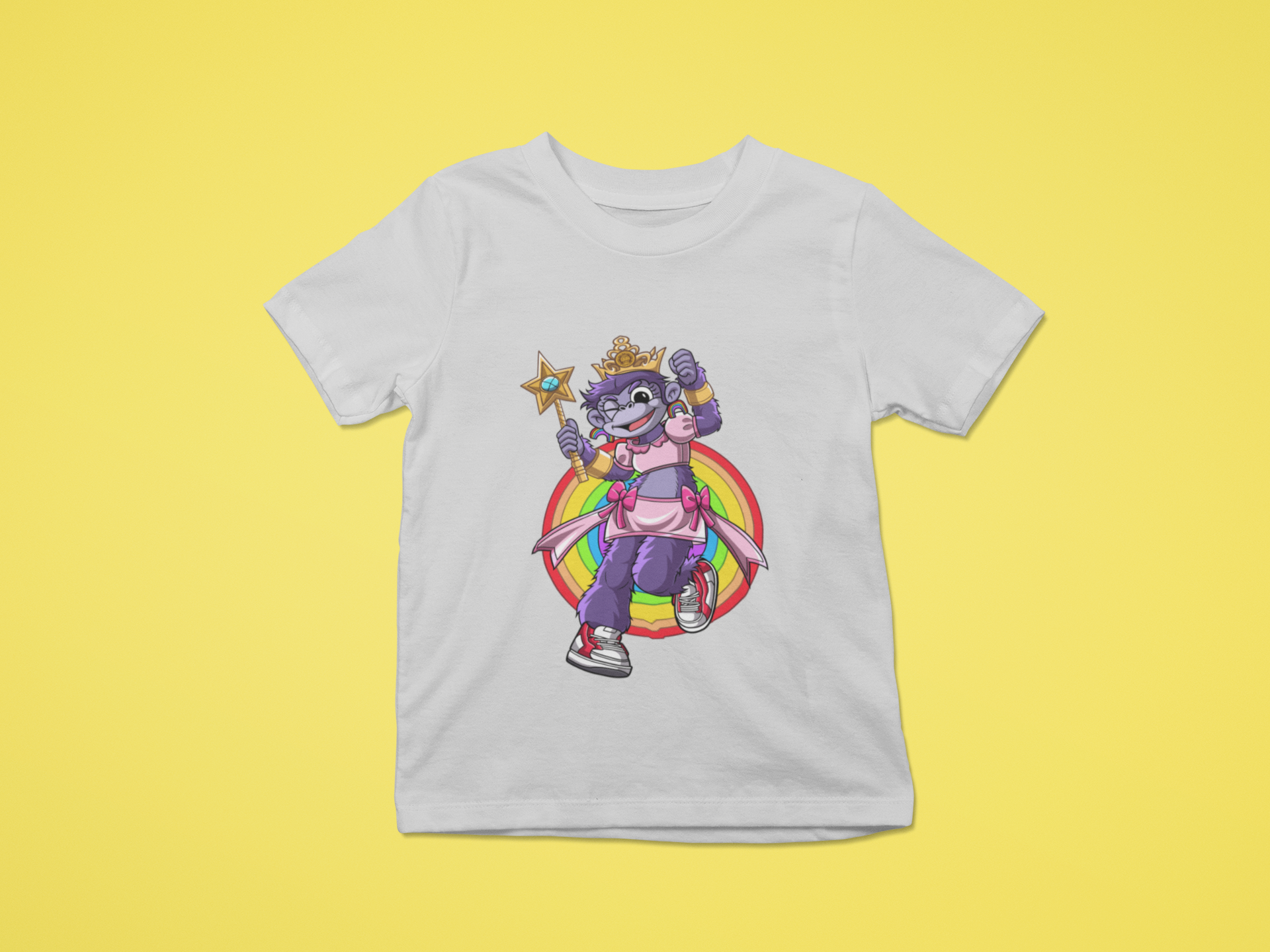 Rainbow Gorilla ´Princess Hope´ T-shirt Kids