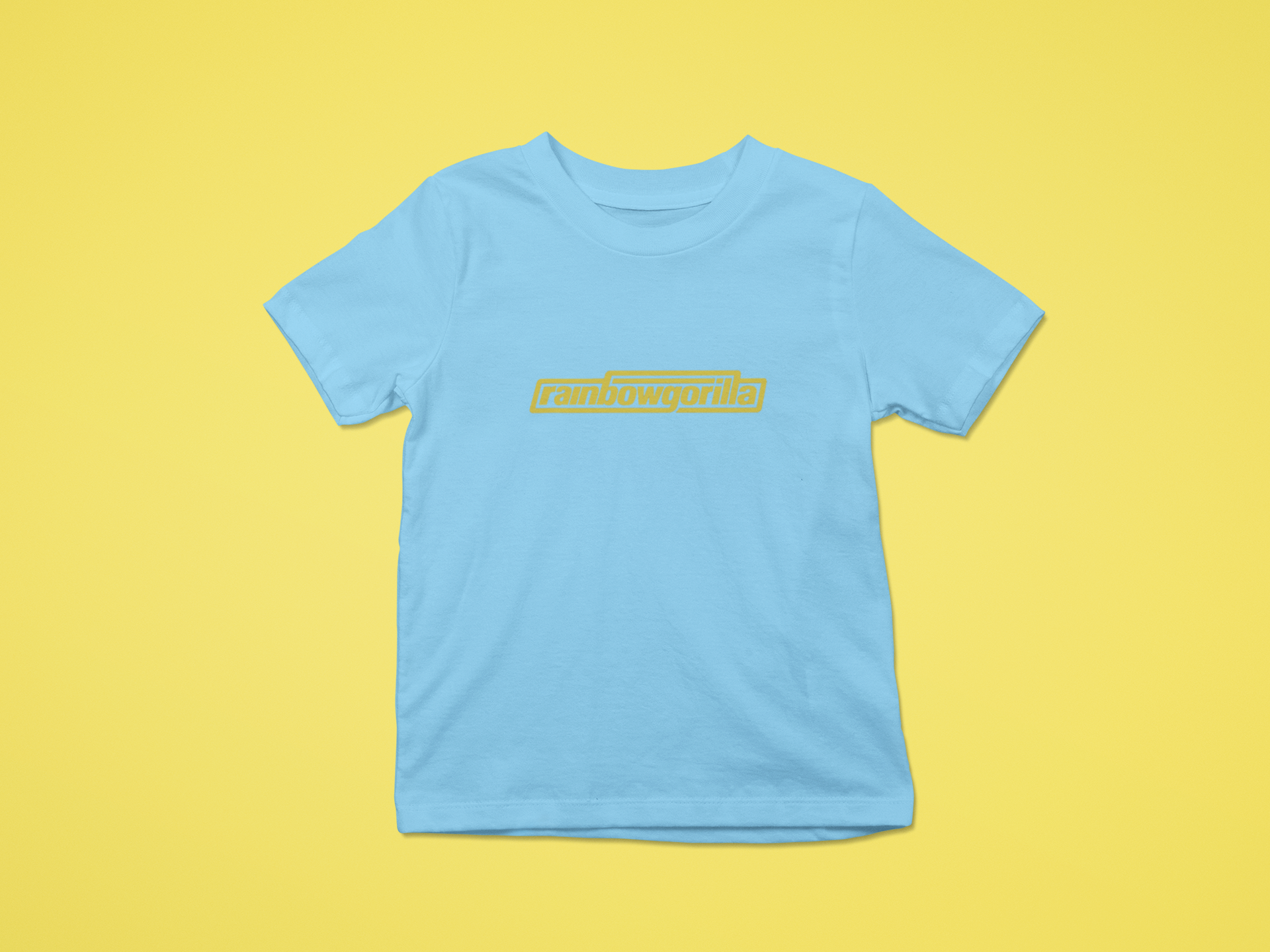 Rainbow Gorilla ´RG Tekst Goud´ T-shirt Kids