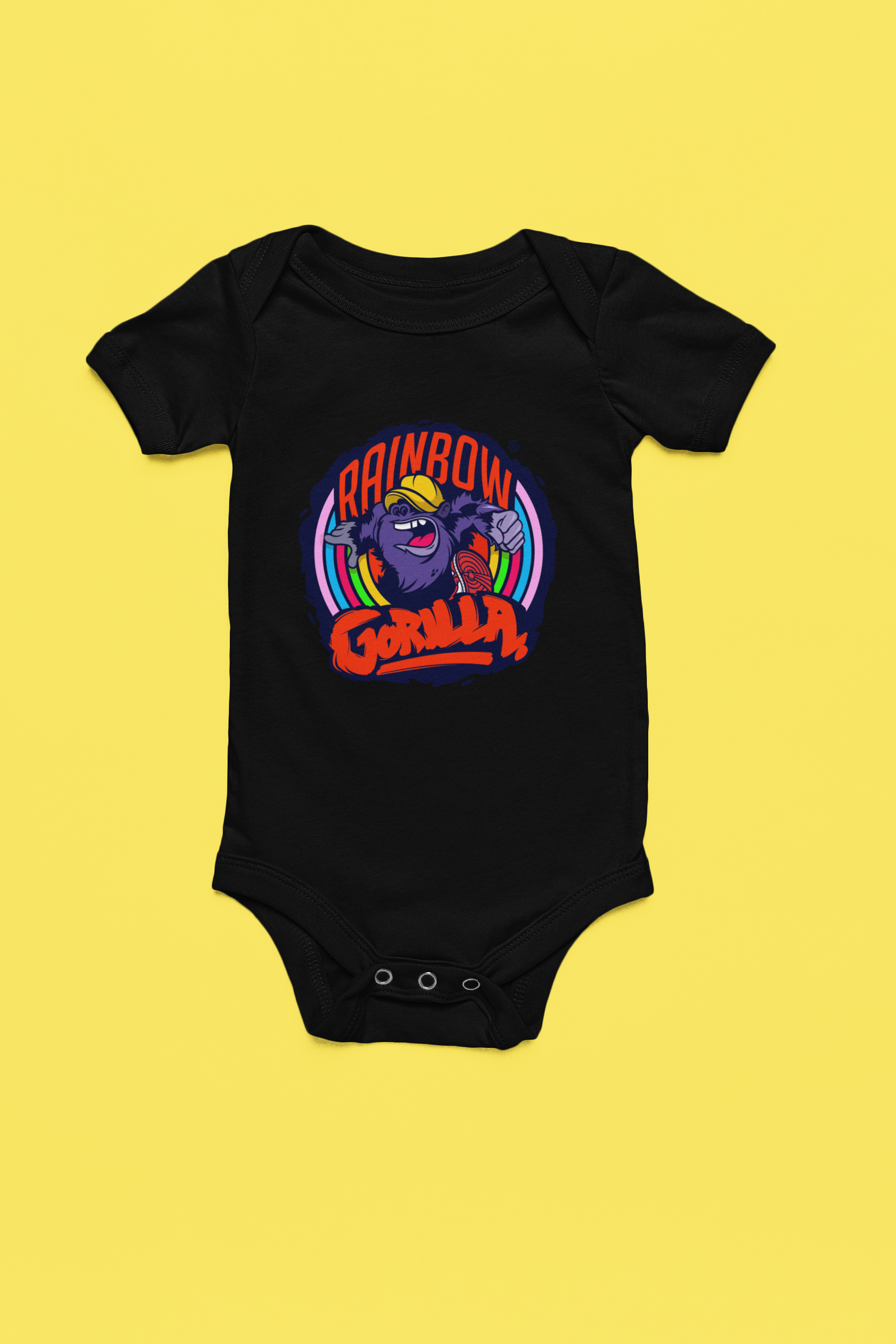 Rainbow Gorilla ´Orgineel Logo´ Romper