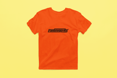 Rainbow Gorilla 'RG Tekst Zwart' Heren T-shirt - Rainbow Gorilla Store