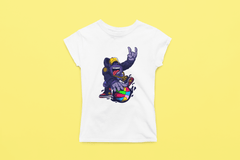 Rainbow Gorilla ´Baller´ Dames T-shirt - Rainbow Gorilla Store