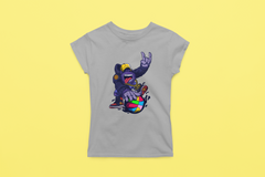Rainbow Gorilla ´Baller´ Dames T-shirt