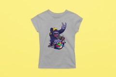 Rainbow Gorilla ´Baller´ Dames T-shirt - Rainbow Gorilla Store