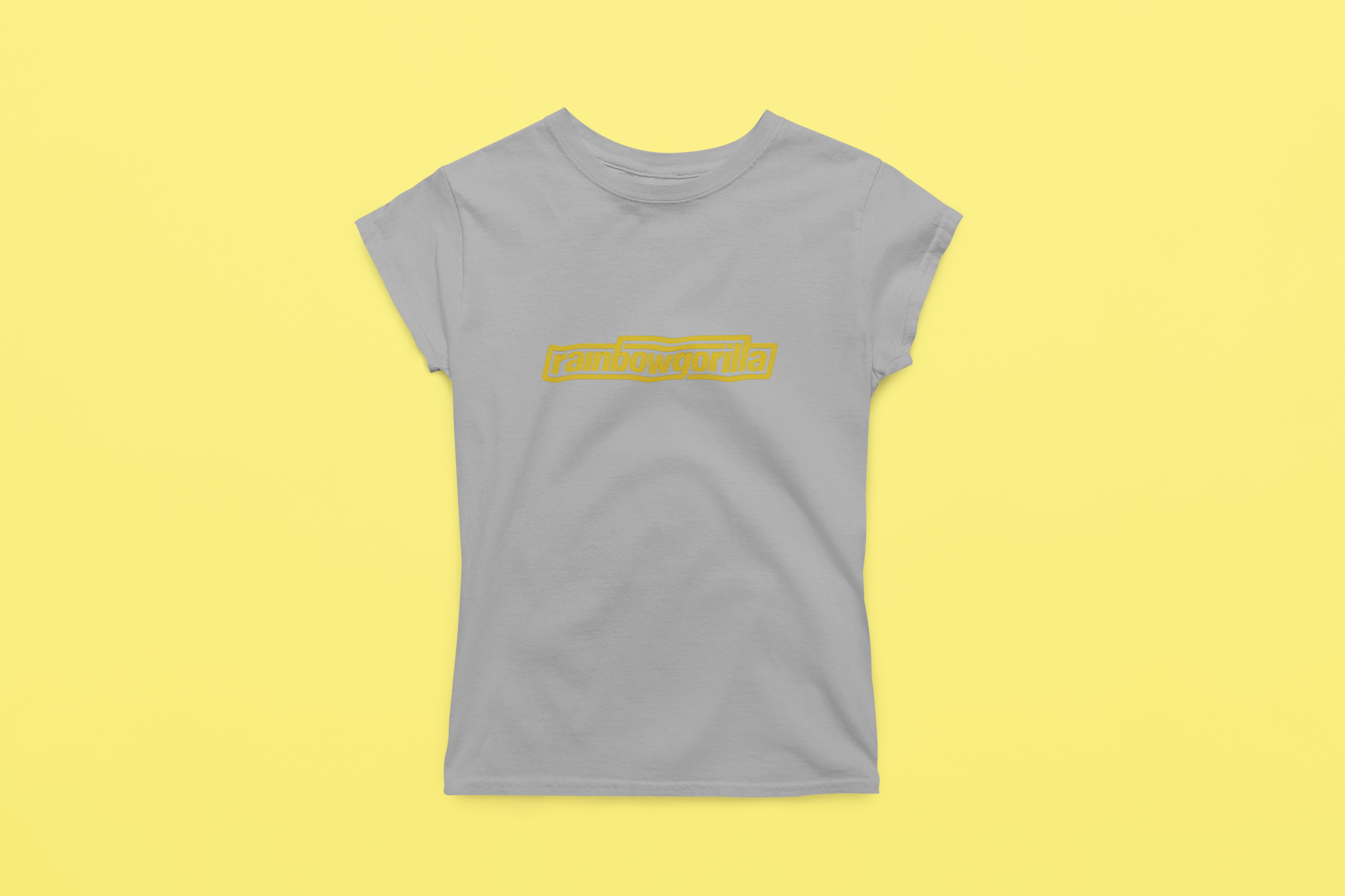 Rainbow Gorilla ´RG Tekst Goud´ Dames T-shirt