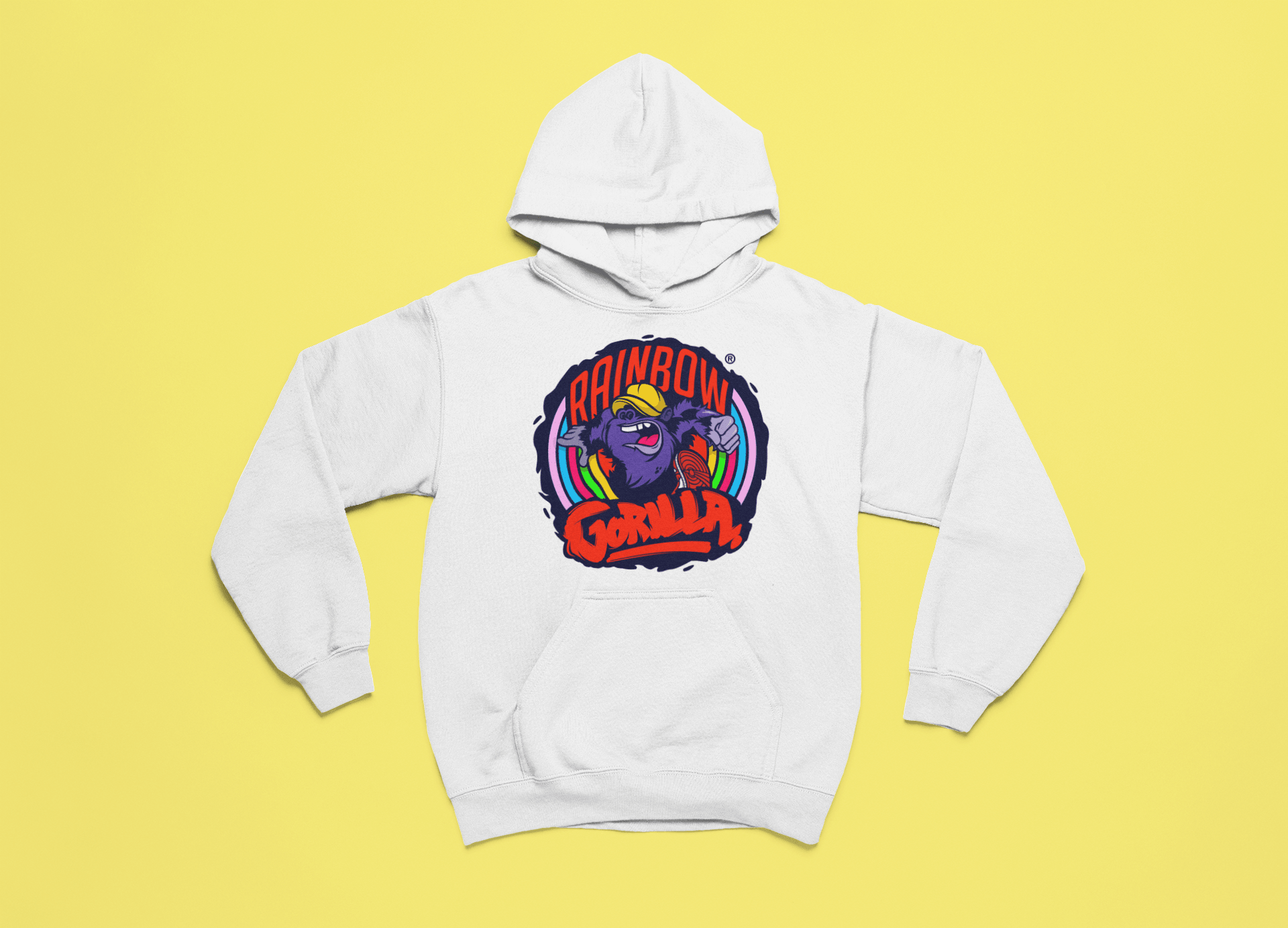 Rainbow Gorilla ´Orgineel Logo´ Hoody - Rainbow Gorilla Store