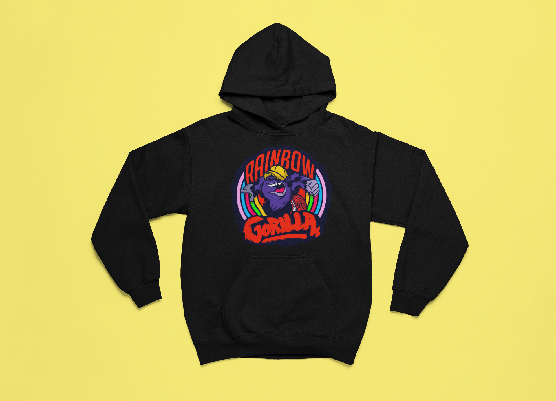Rainbow Gorilla ´Orgineel Logo´ Hoody