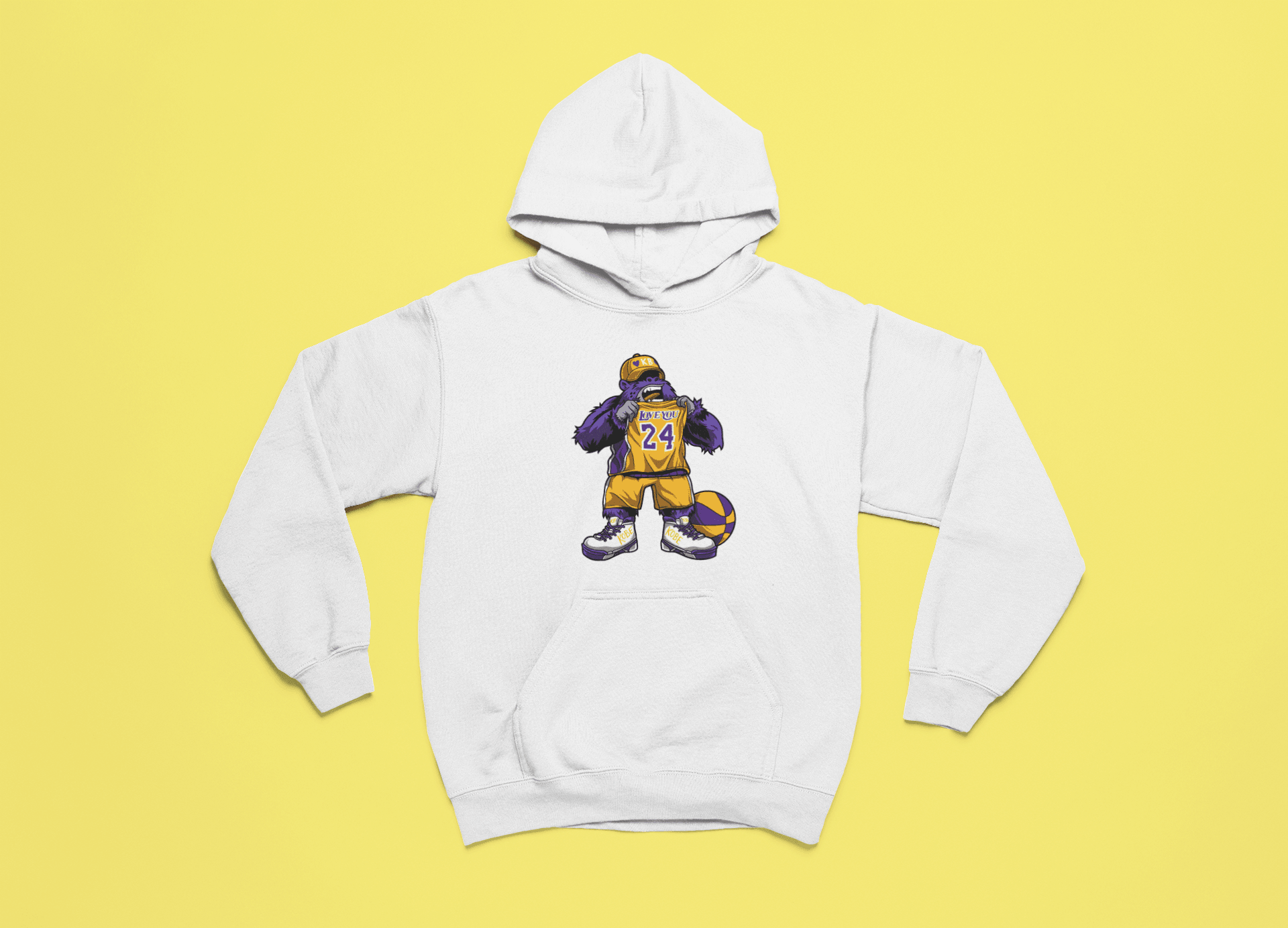 Rainbow Gorilla ´Love You 24´ Hoody - Rainbow Gorilla Store