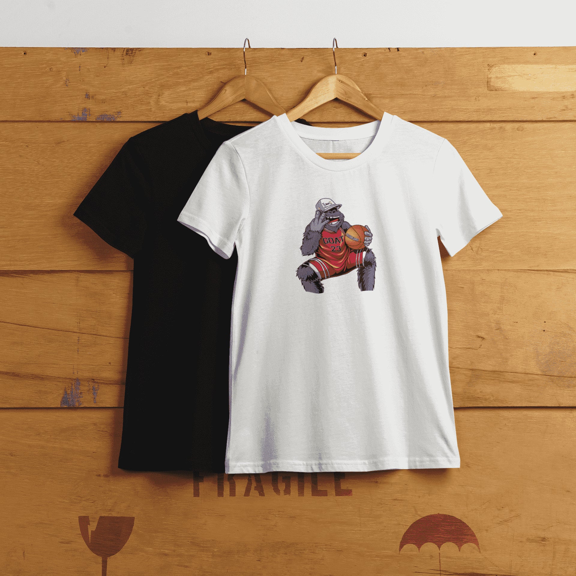 "Rainbow Gorilla T-shirt - The GOAT - - Rainbow Gorilla Store"