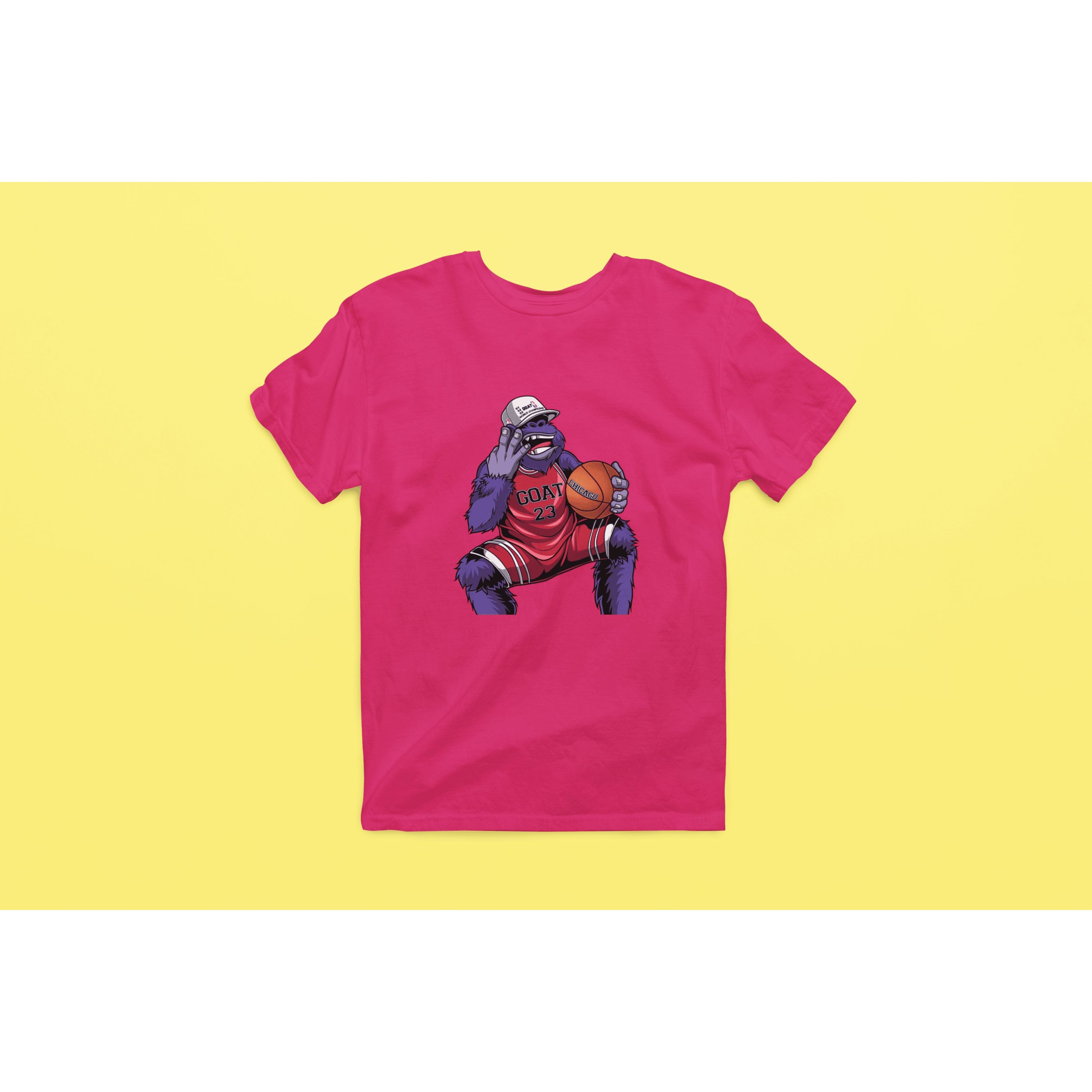 "Rainbow Gorilla 'The GOAT' Heren T-shirt - Rainbow Gorilla Store"