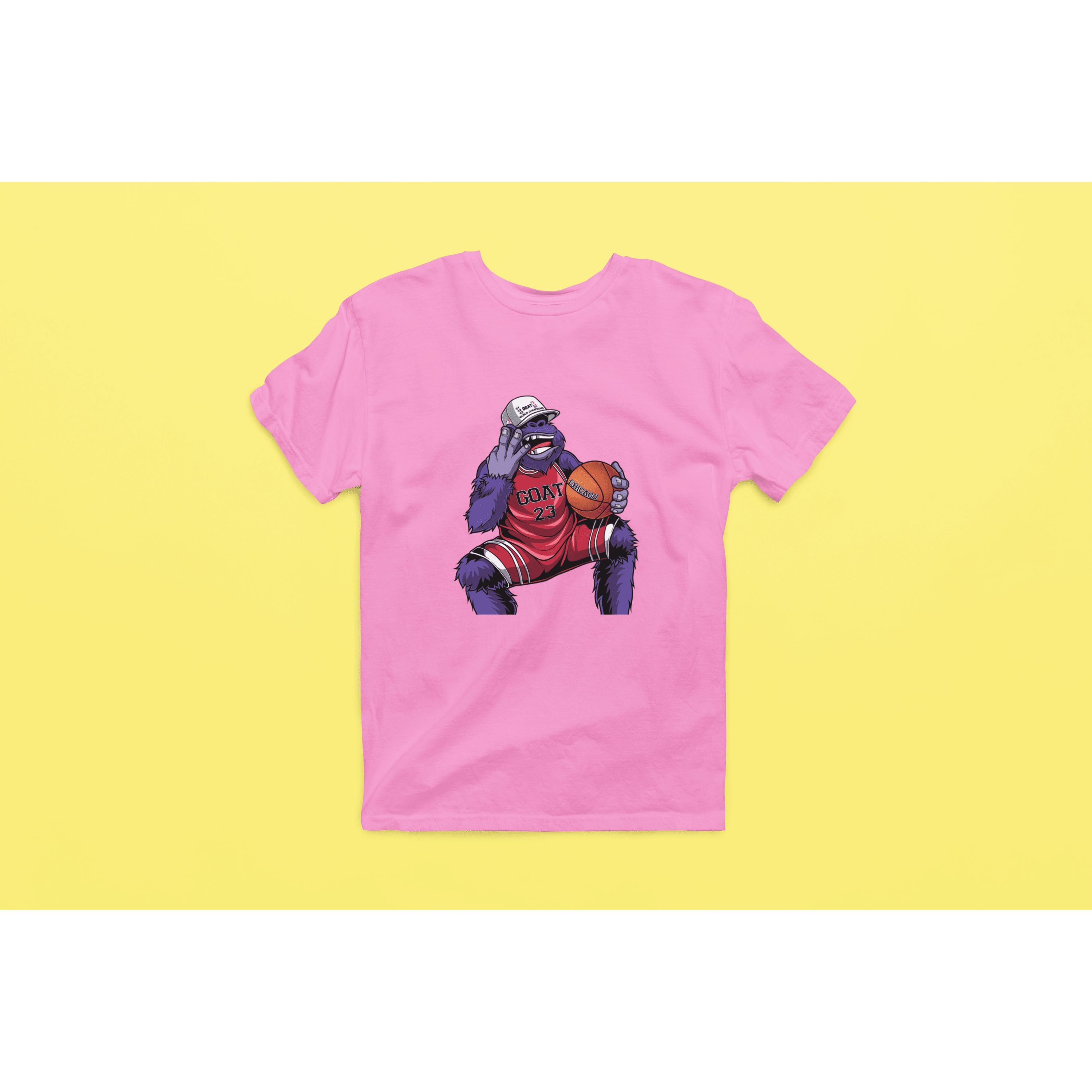 "Rainbow Gorilla 'The GOAT' Heren T-shirt - Rainbow Gorilla Store"
