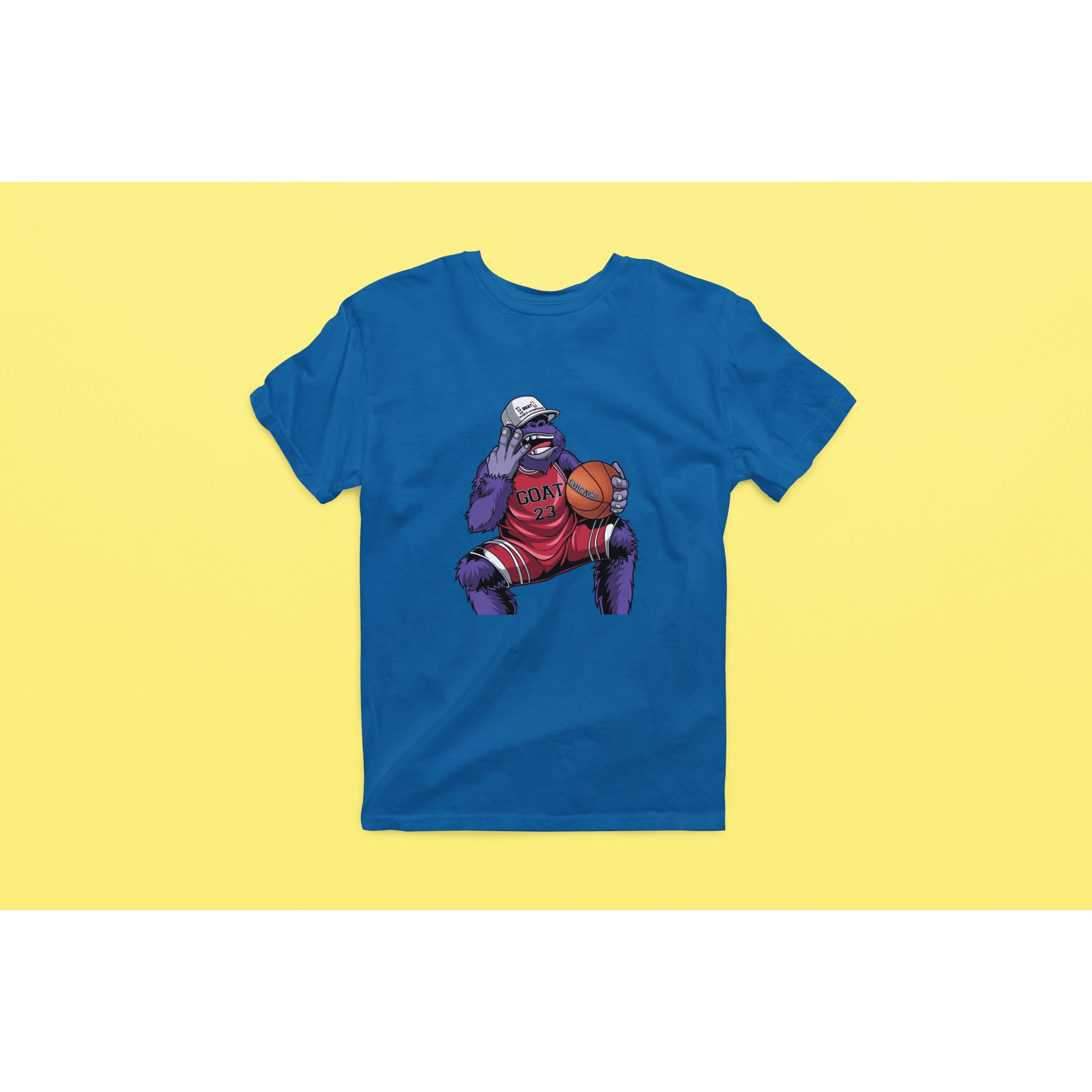 "Rainbow Gorilla 'The GOAT' Heren T-shirt - Rainbow Gorilla Store"
