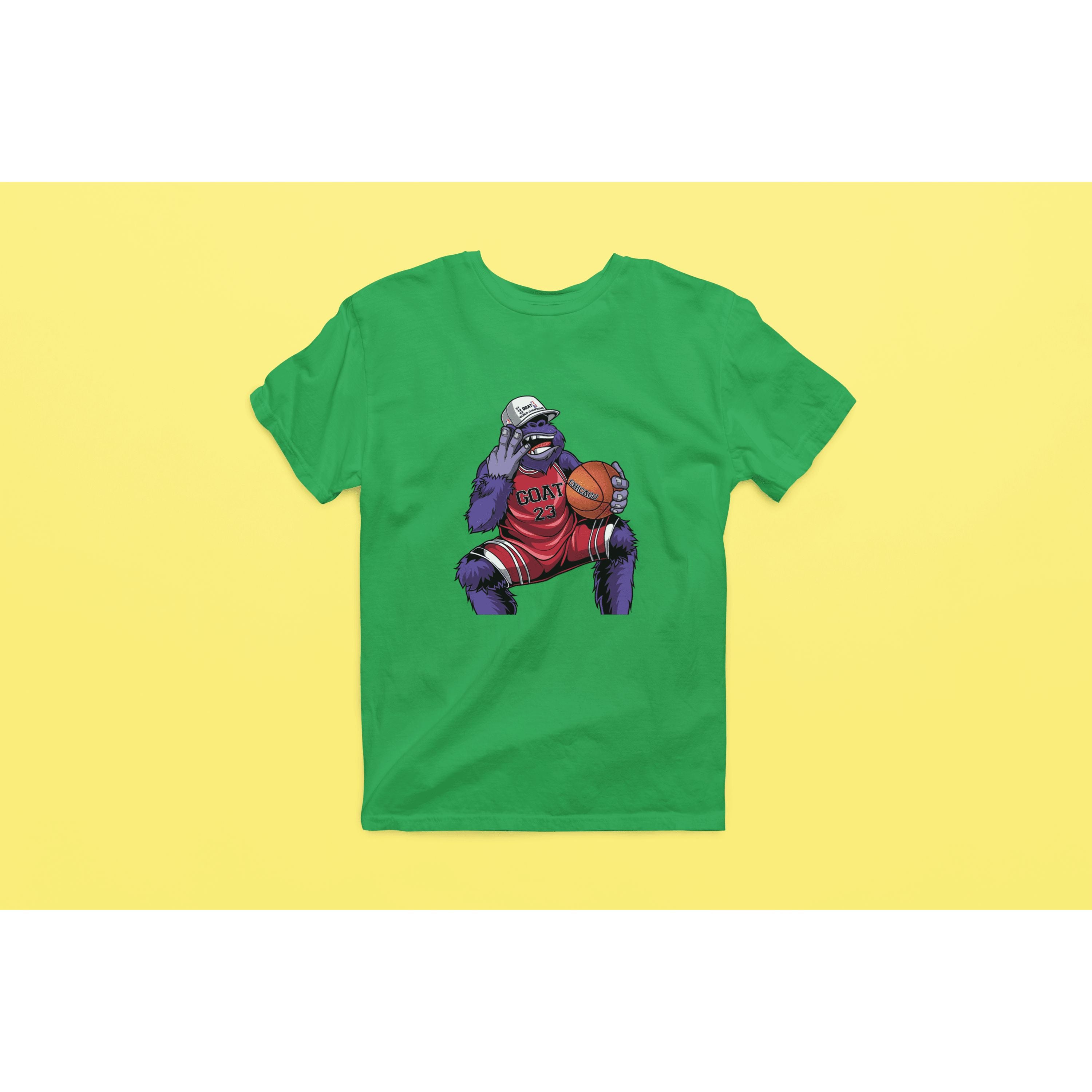 "Rainbow Gorilla 'The GOAT' Heren T-shirt - Rainbow Gorilla Store"