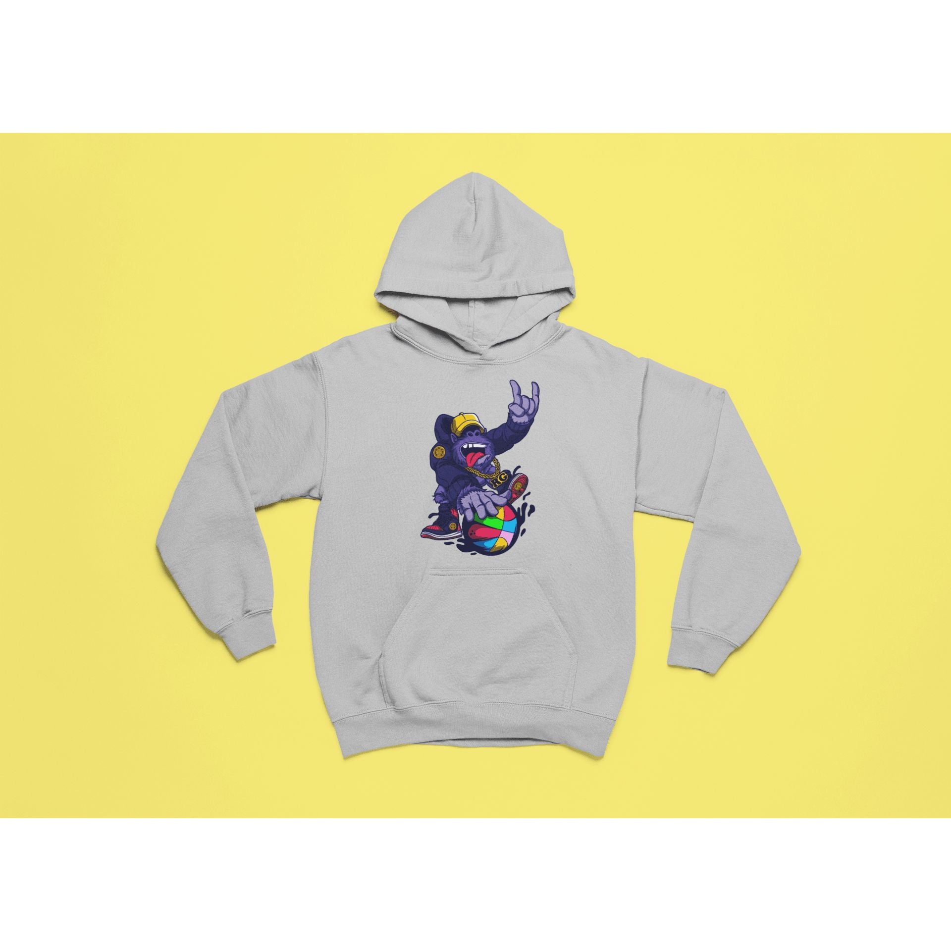 "Rainbow Gorilla ´Baller´ Hoody - Rainbow Gorilla Store"