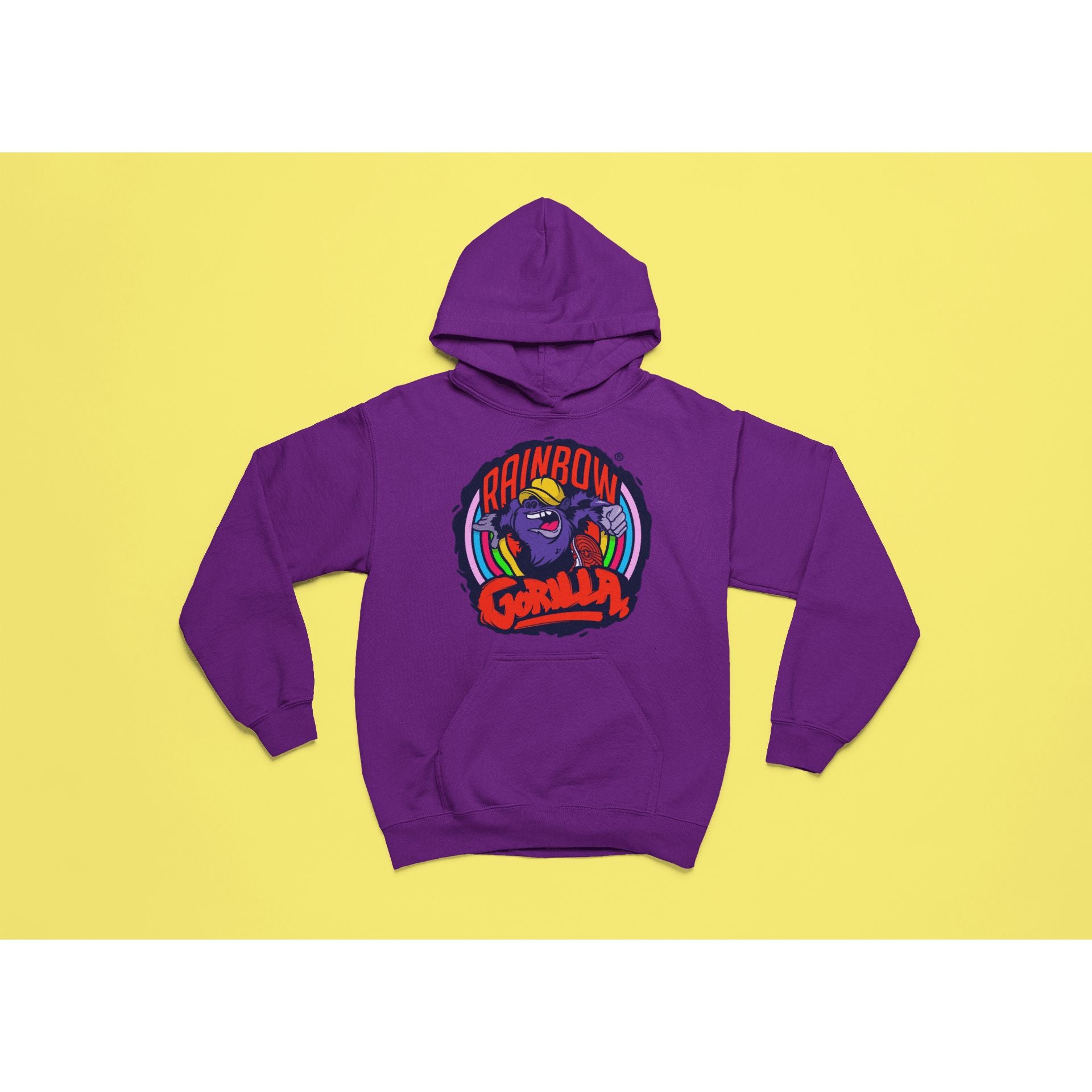 "Rainbow Gorilla ´Orgineel Logo´ Hoody - Rainbow Gorilla Store"