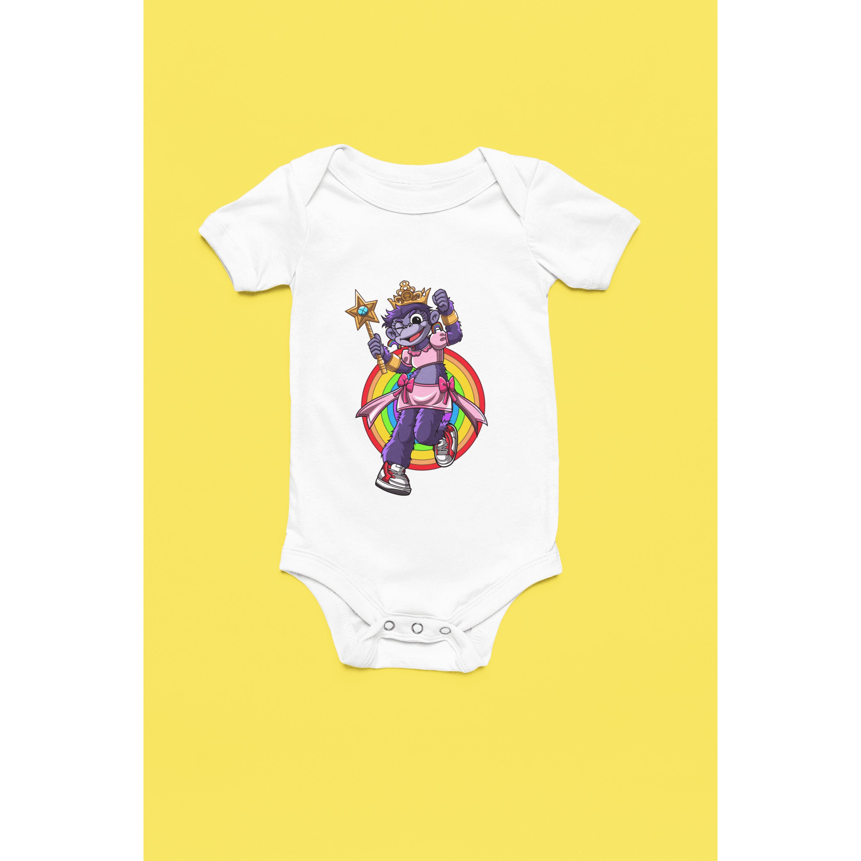 "Rainbow Gorilla ´Princess Hope´ Romper - Rainbow Gorilla Store"