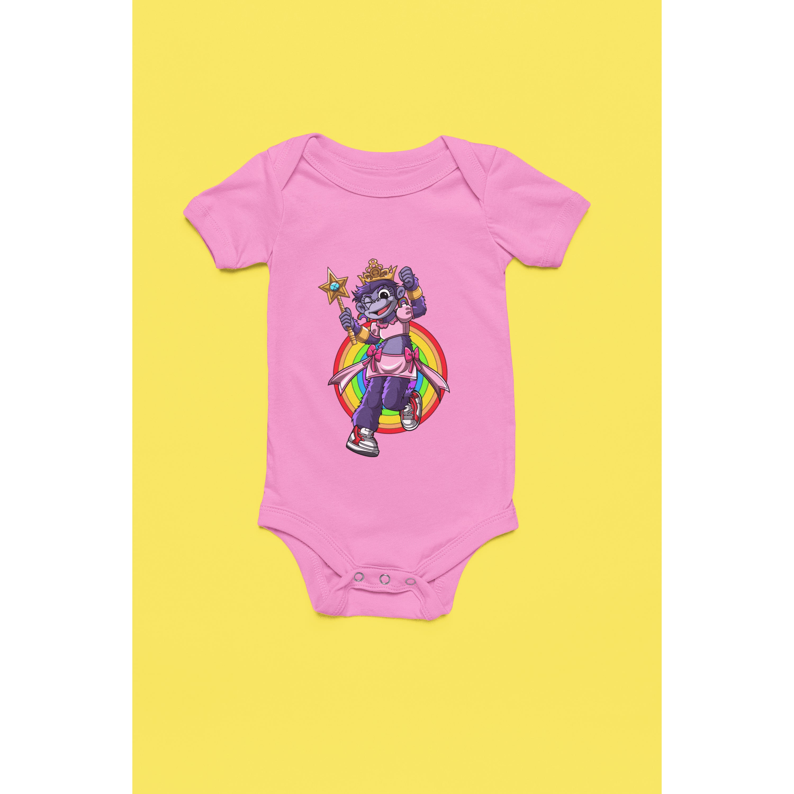 "Rainbow Gorilla ´Princess Hope´ Romper - Rainbow Gorilla Store"