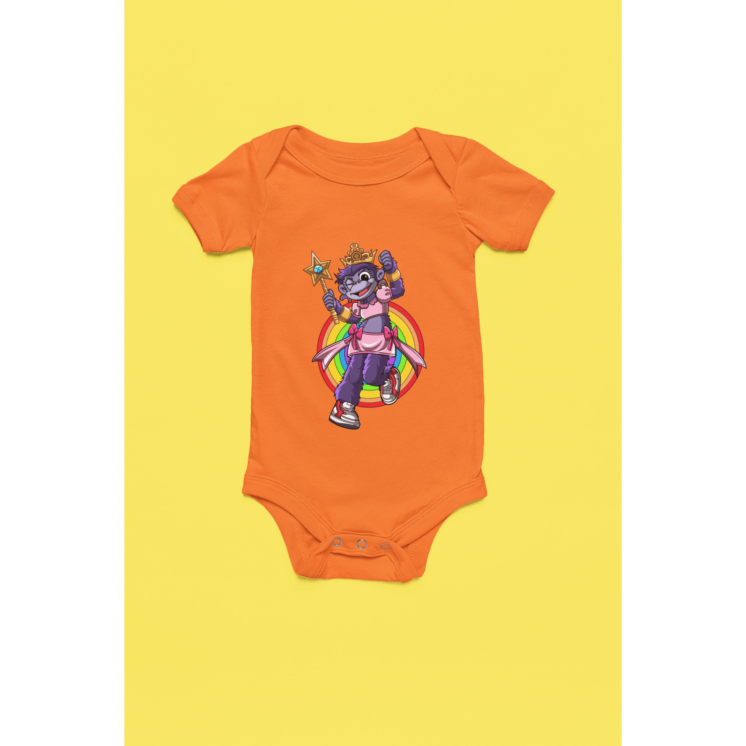 "Rainbow Gorilla ´Princess Hope´ Romper - Rainbow Gorilla Store"