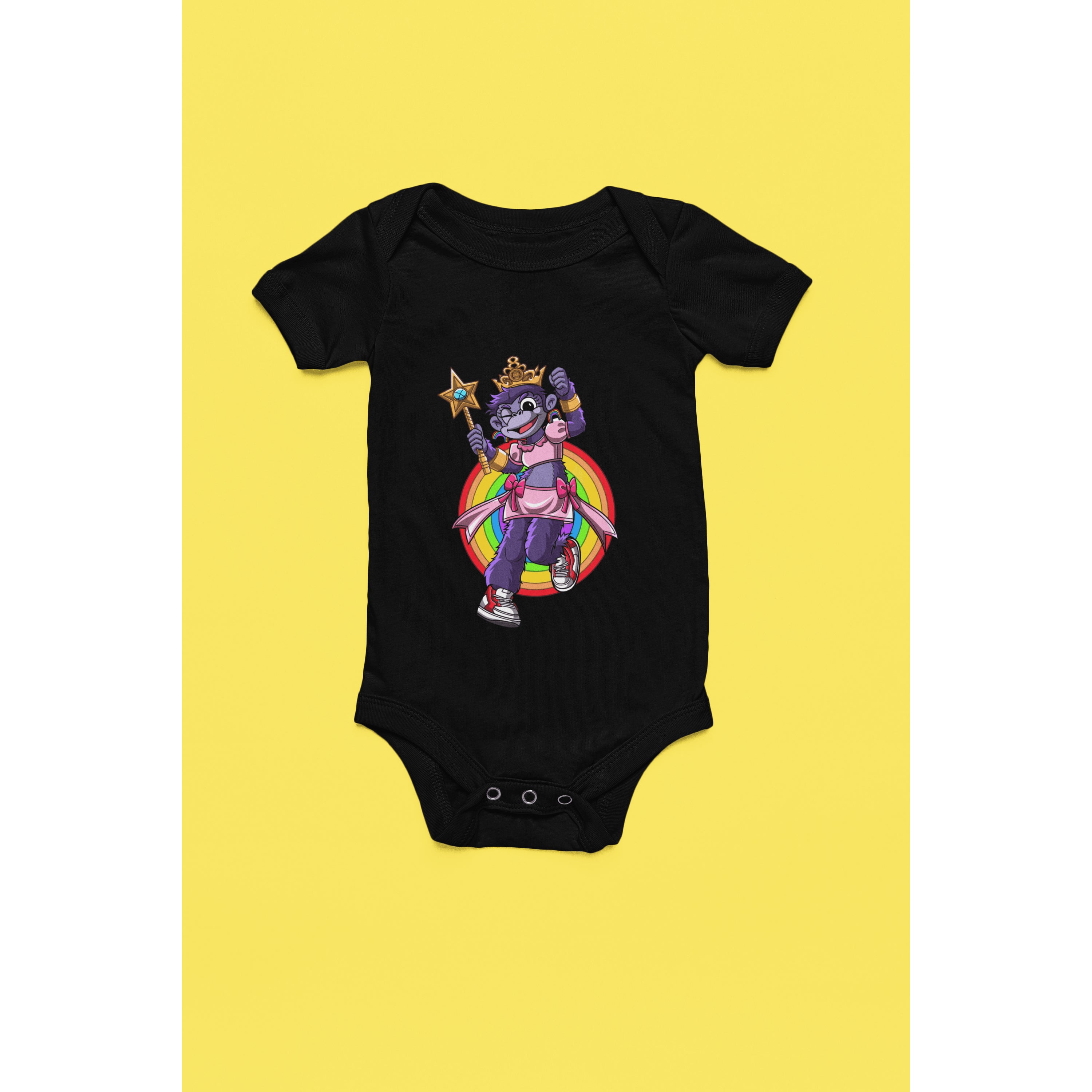 "Rainbow Gorilla ´Princess Hope´ Romper - Rainbow Gorilla Store"