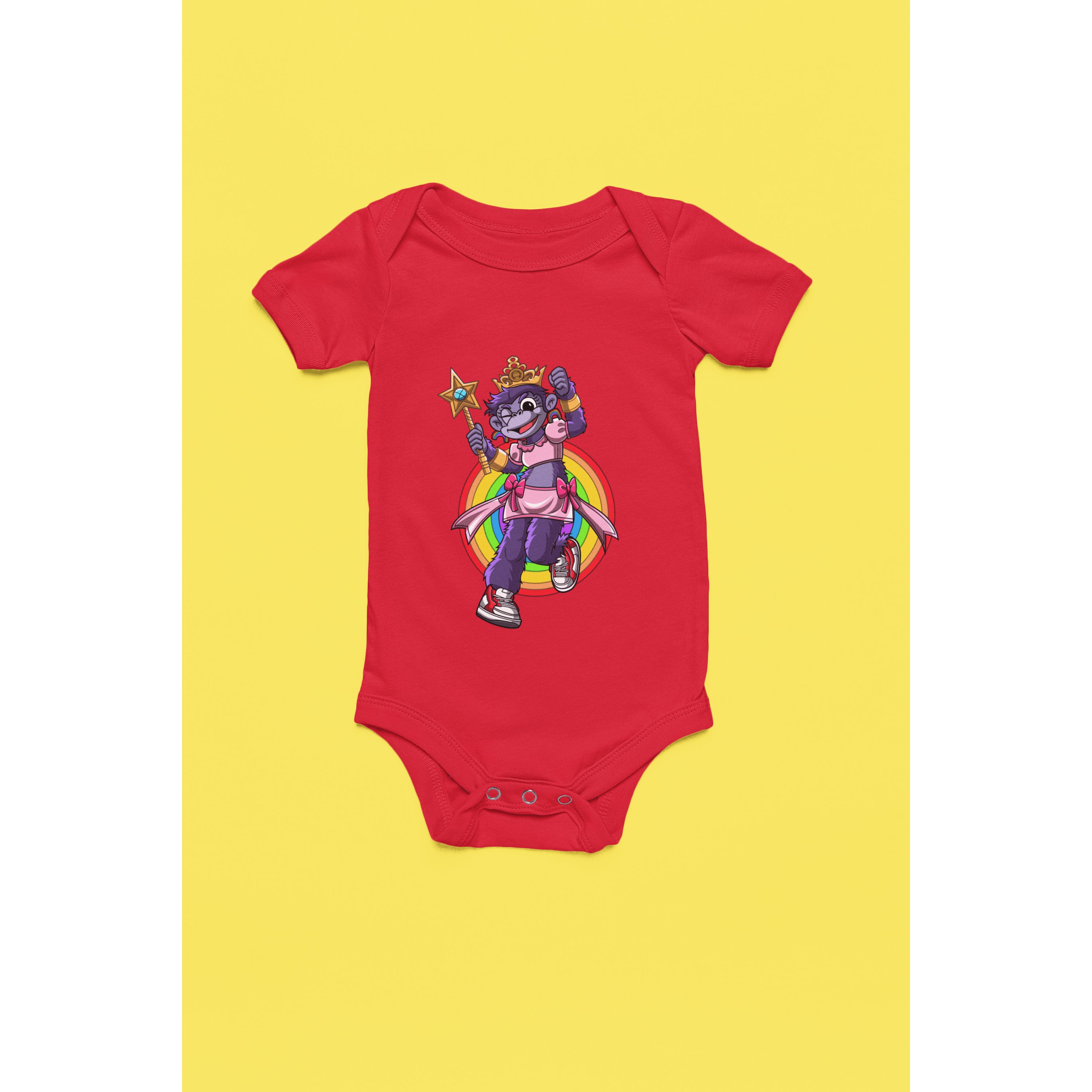 "Rainbow Gorilla ´Princess Hope´ Romper - Rainbow Gorilla Store"