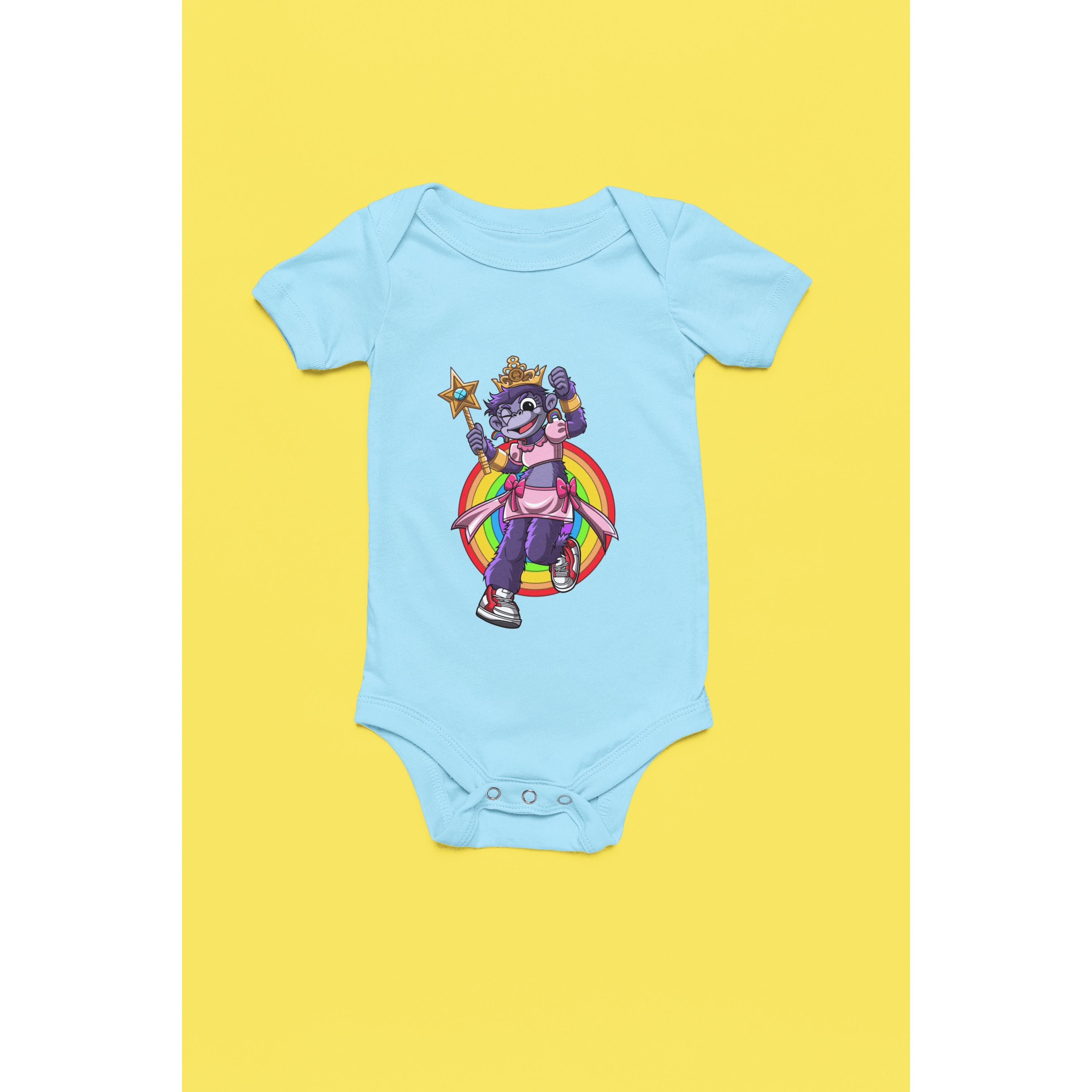 "Rainbow Gorilla ´Princess Hope´ Romper - Rainbow Gorilla Store"