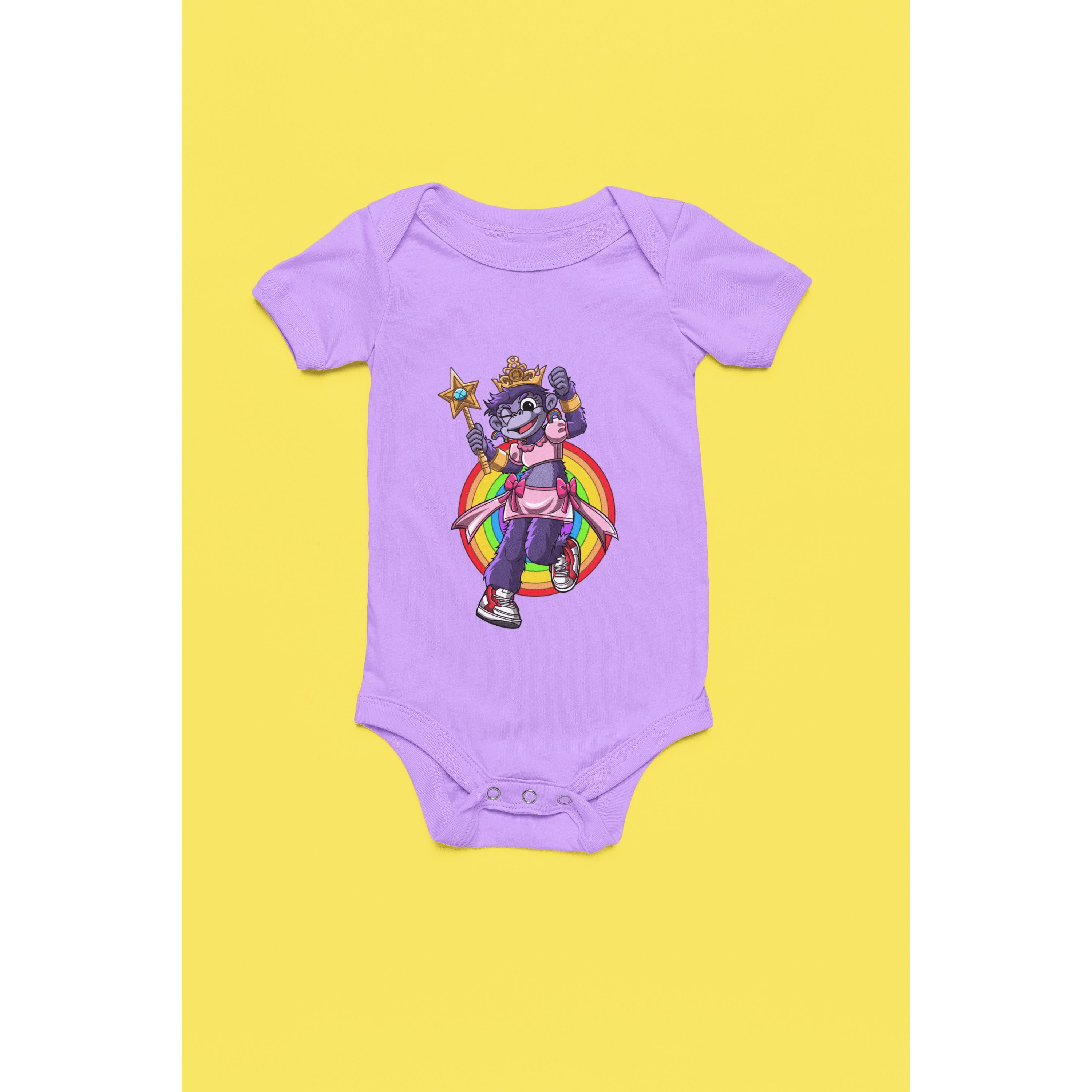 "Rainbow Gorilla ´Princess Hope´ Romper - Rainbow Gorilla Store"