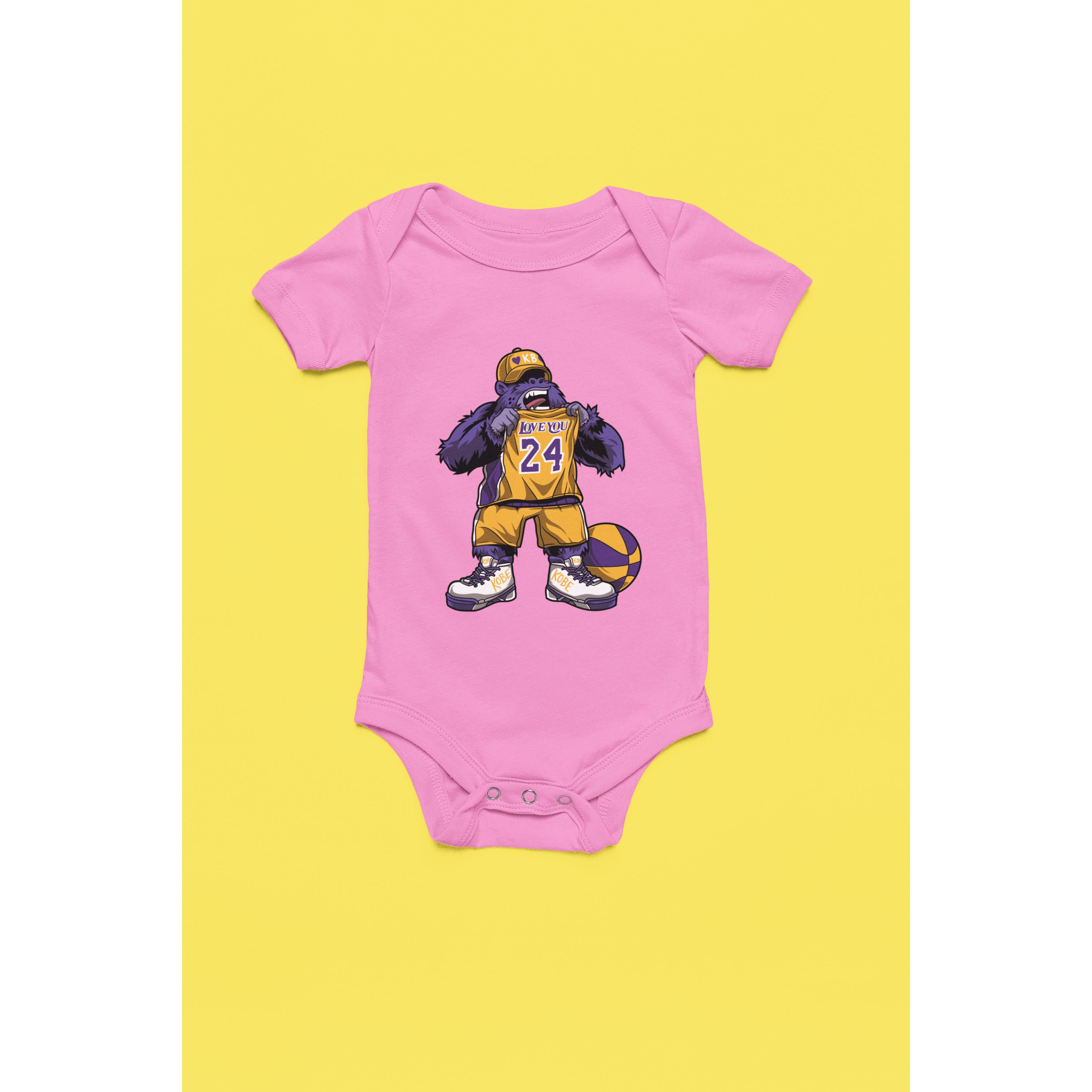 "Rainbow Gorilla ´Love You 24´ Romper - Rainbow Gorilla Store"