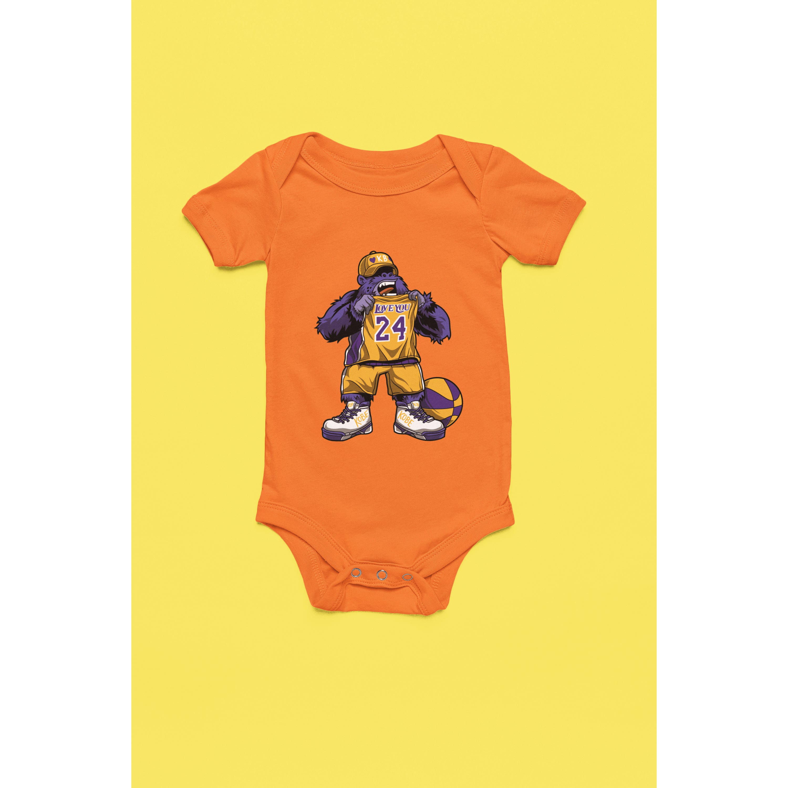 "Rainbow Gorilla ´Love You 24´ Romper - Rainbow Gorilla Store"