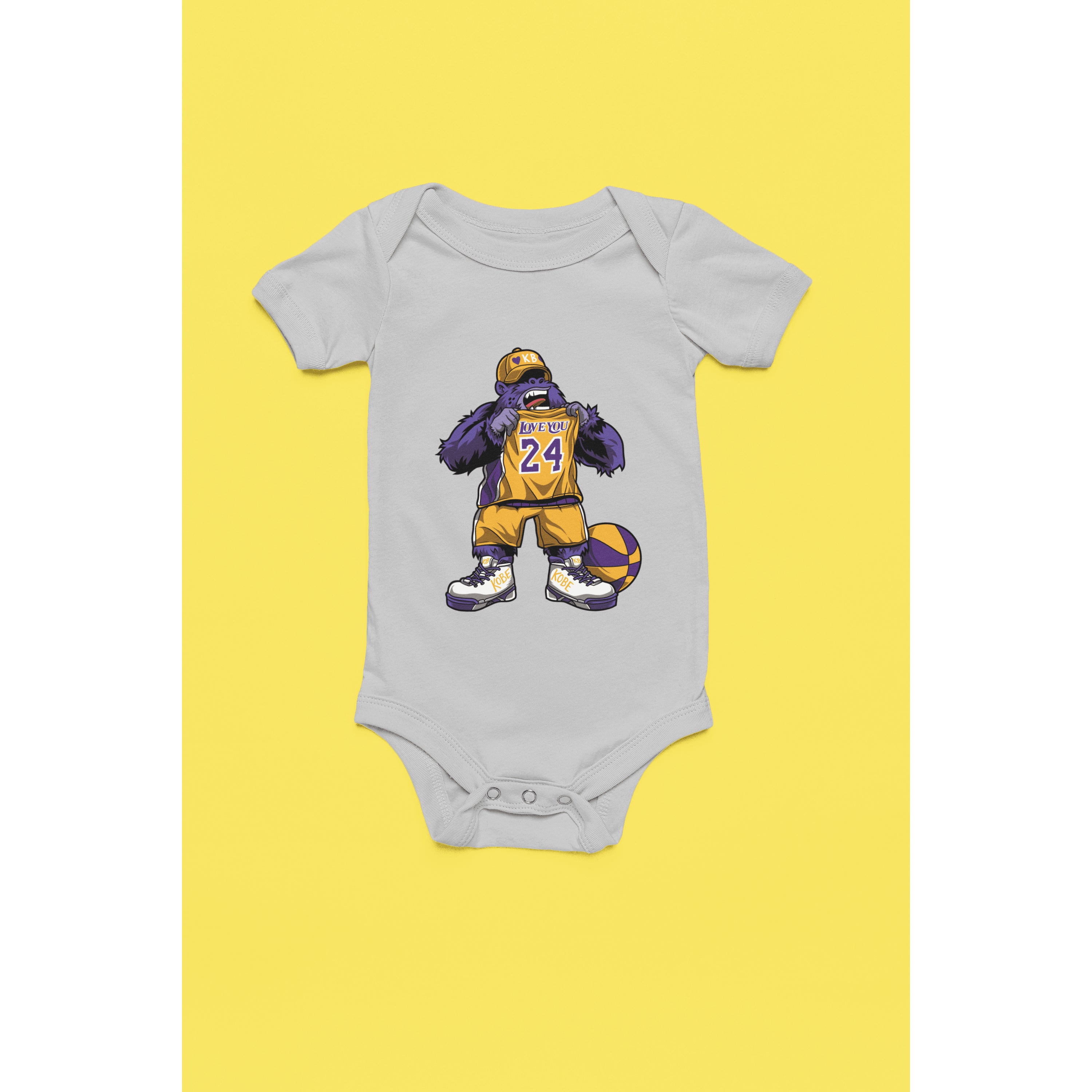 "Rainbow Gorilla ´Love You 24´ Romper - Rainbow Gorilla Store"