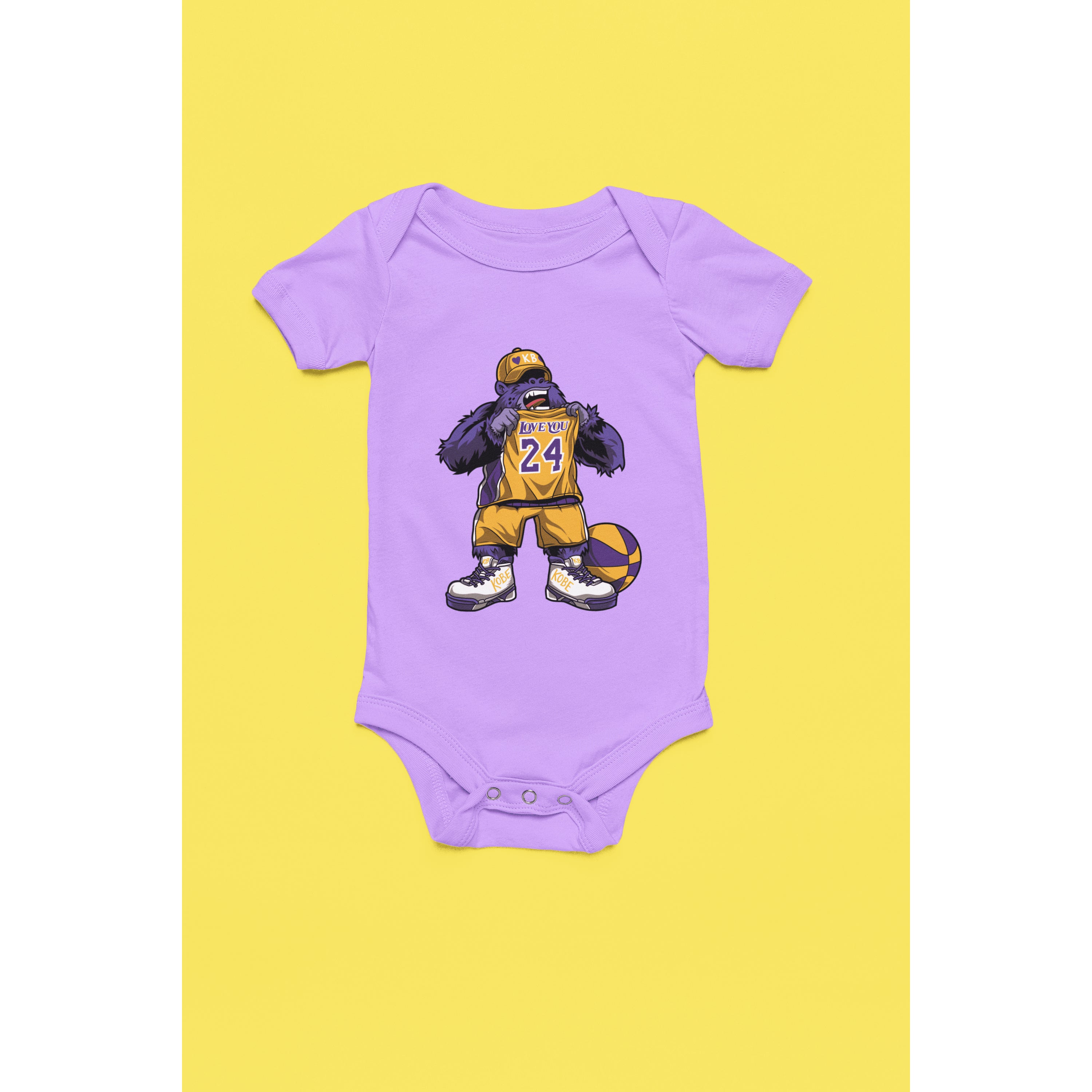 "Rainbow Gorilla ´Love You 24´ Romper - Rainbow Gorilla Store"