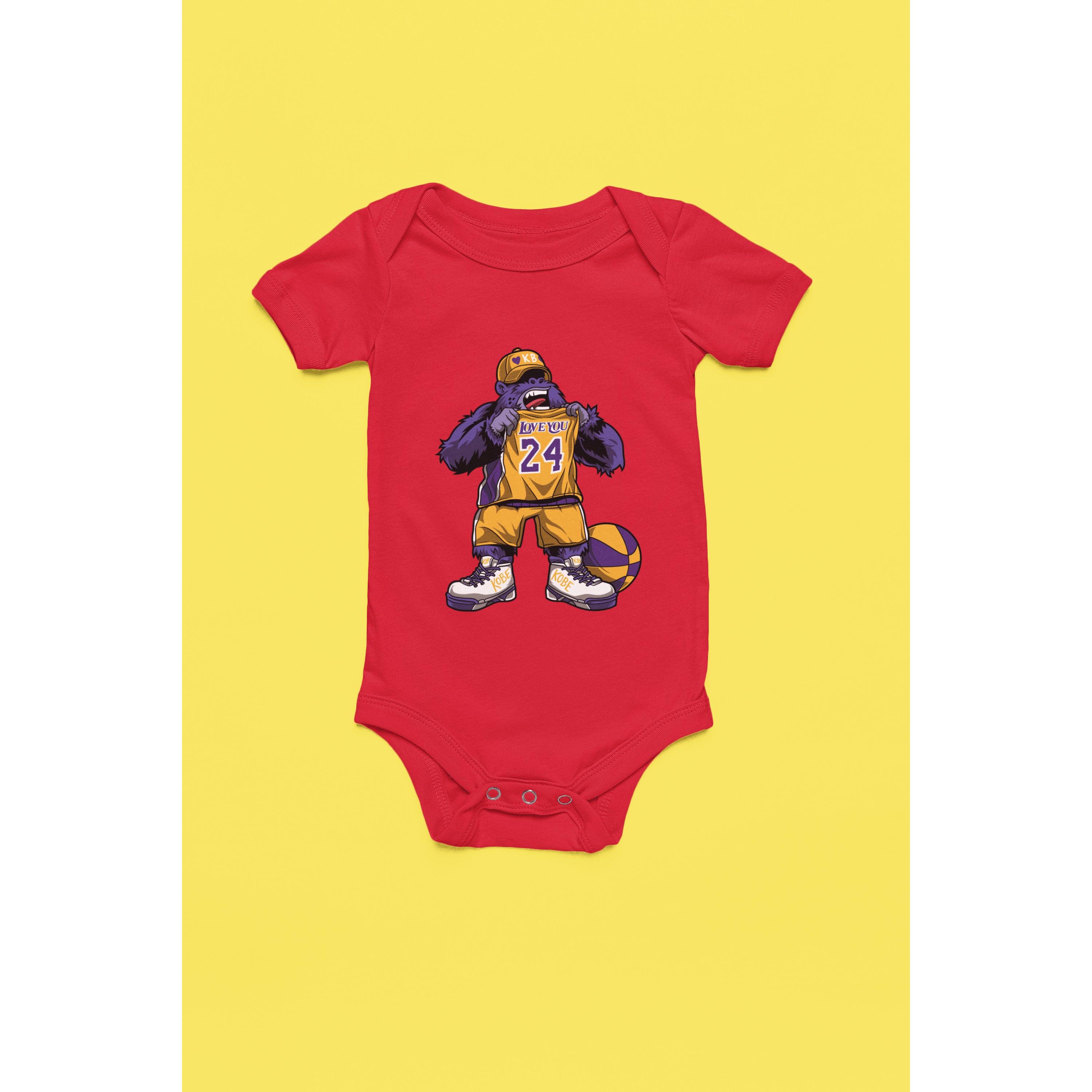 "Rainbow Gorilla ´Love You 24´ Romper - Rainbow Gorilla Store"