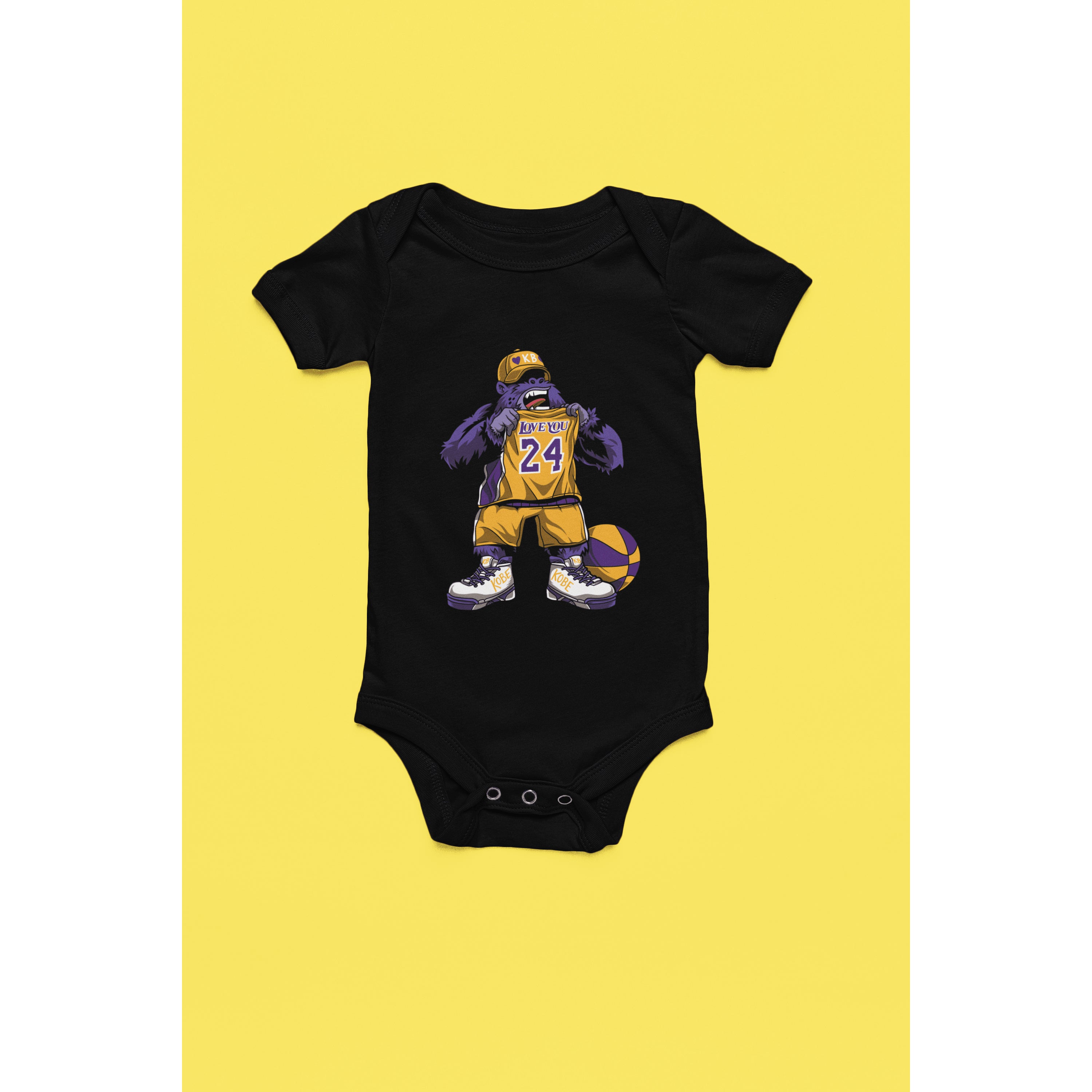 "Rainbow Gorilla ´Love You 24´ Romper - Rainbow Gorilla Store"