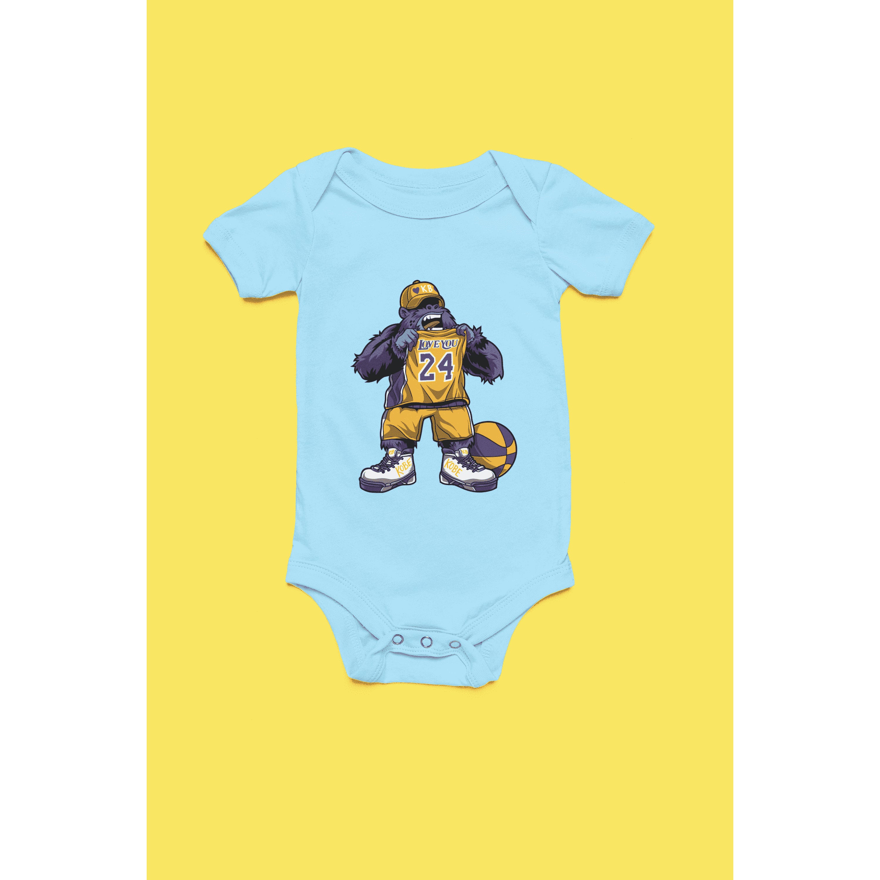 "Rainbow Gorilla ´Love You 24´ Romper - Rainbow Gorilla Store"