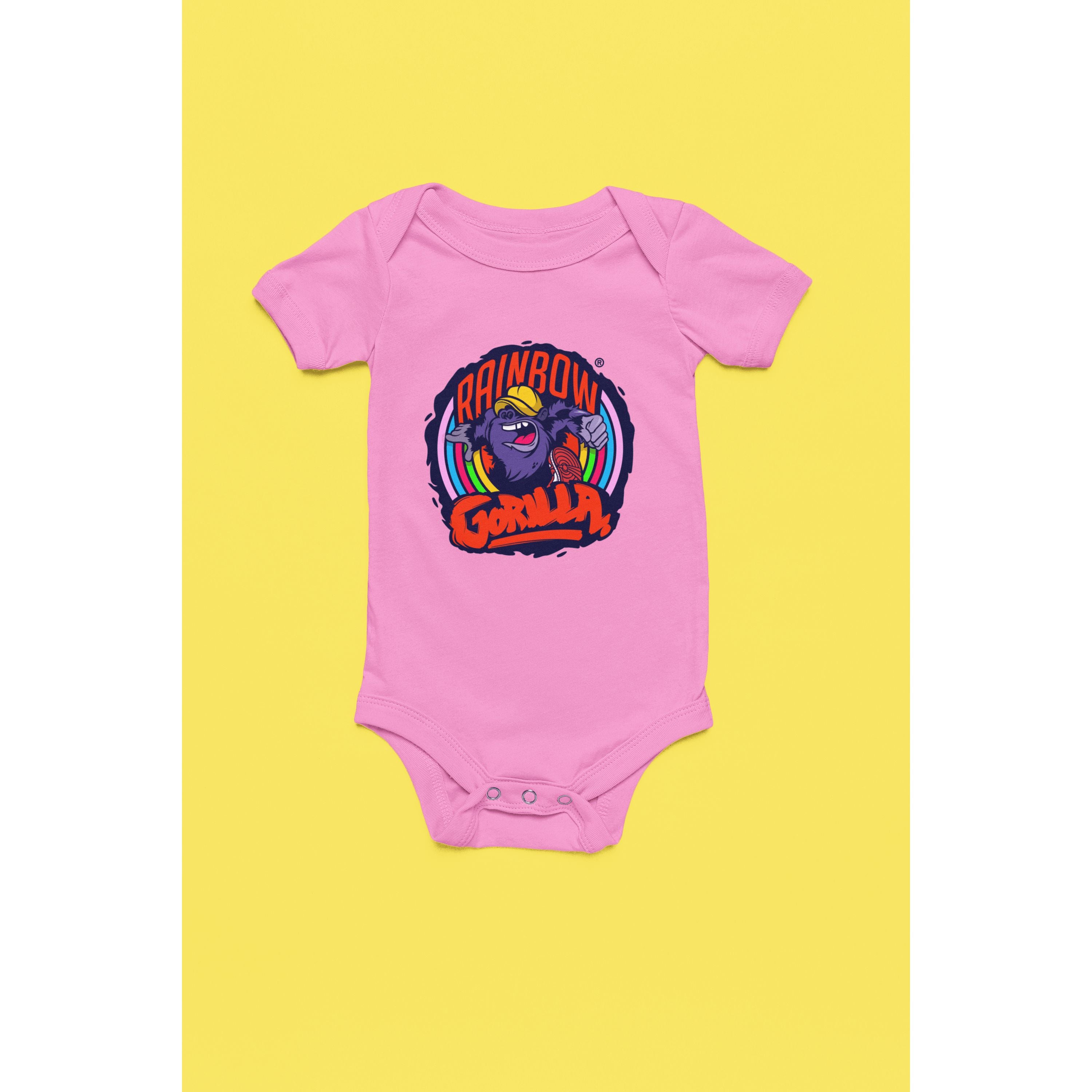 "Rainbow Gorilla ´Orgineel Logo´ Romper - Rainbow Gorilla Store"