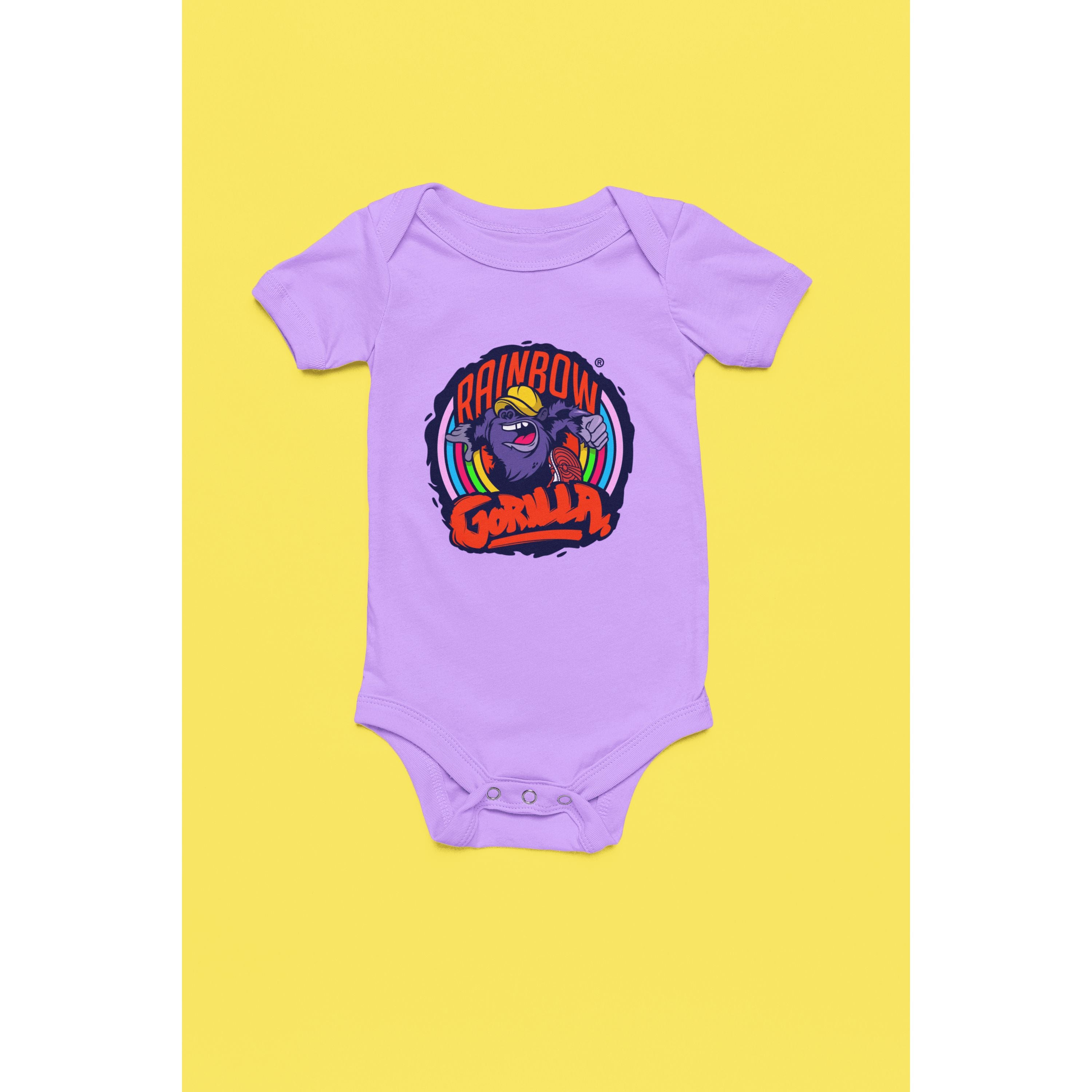 "Rainbow Gorilla ´Orgineel Logo´ Romper - Rainbow Gorilla Store"