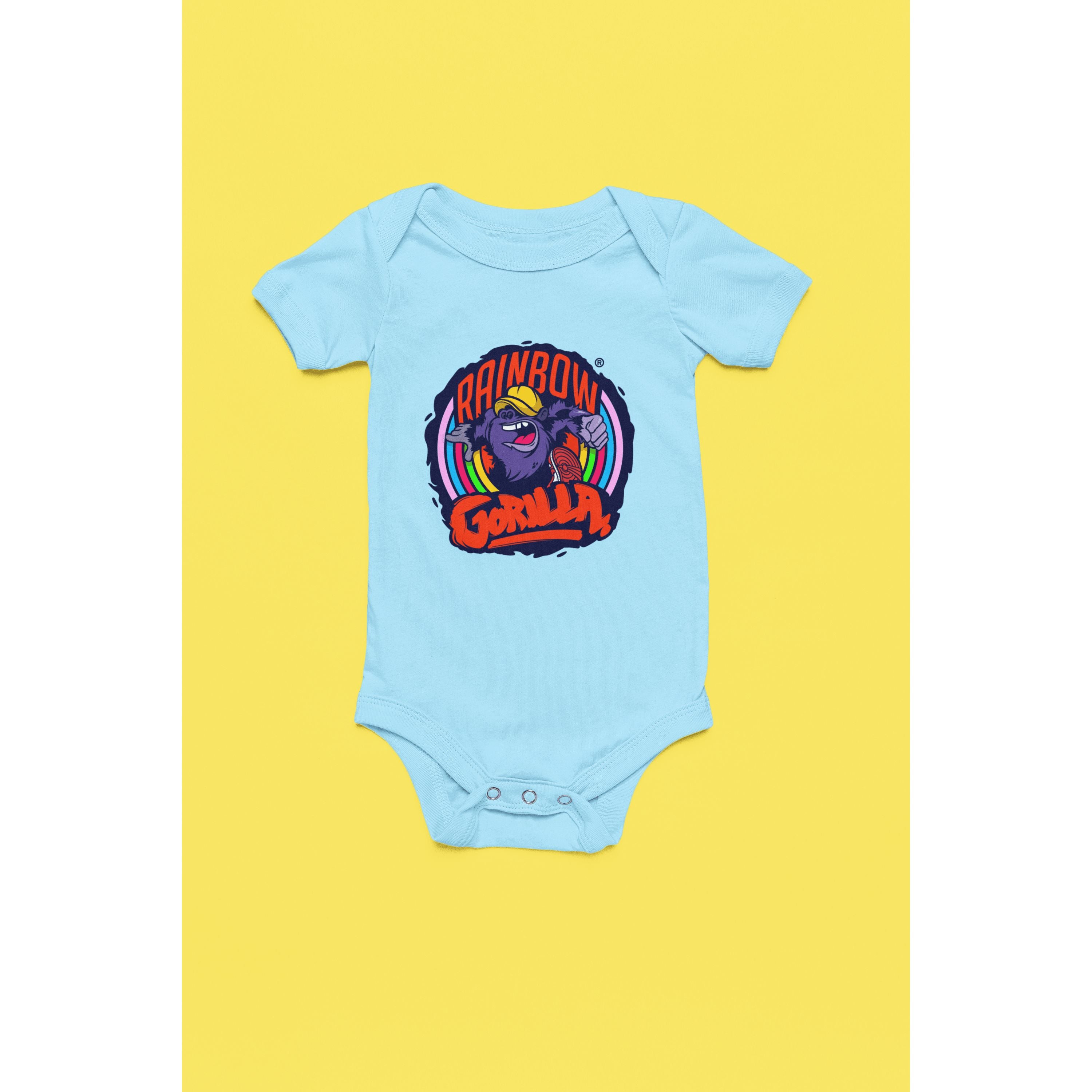 "Rainbow Gorilla ´Orgineel Logo´ Romper - Rainbow Gorilla Store"