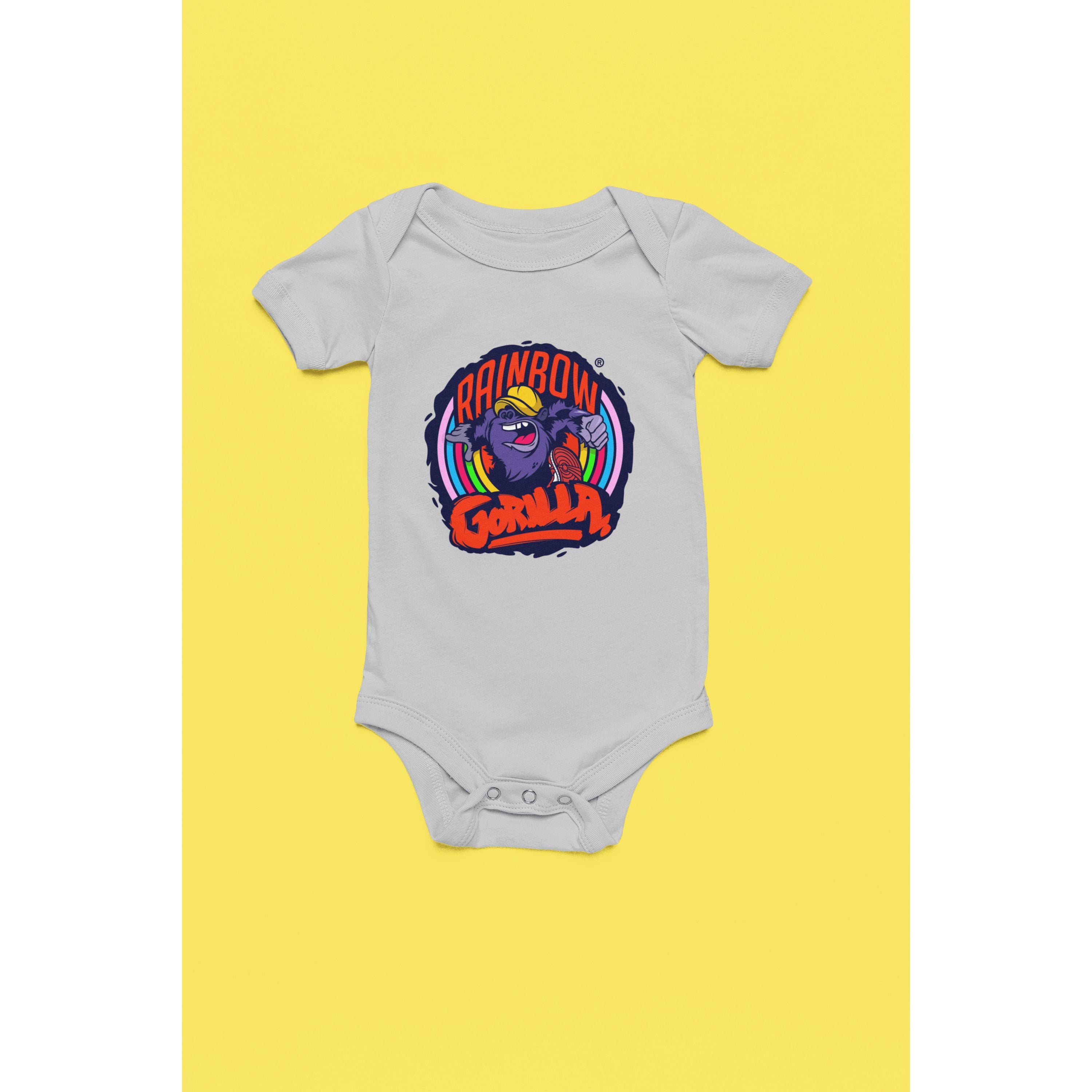 "Rainbow Gorilla ´Orgineel Logo´ Romper - Rainbow Gorilla Store"