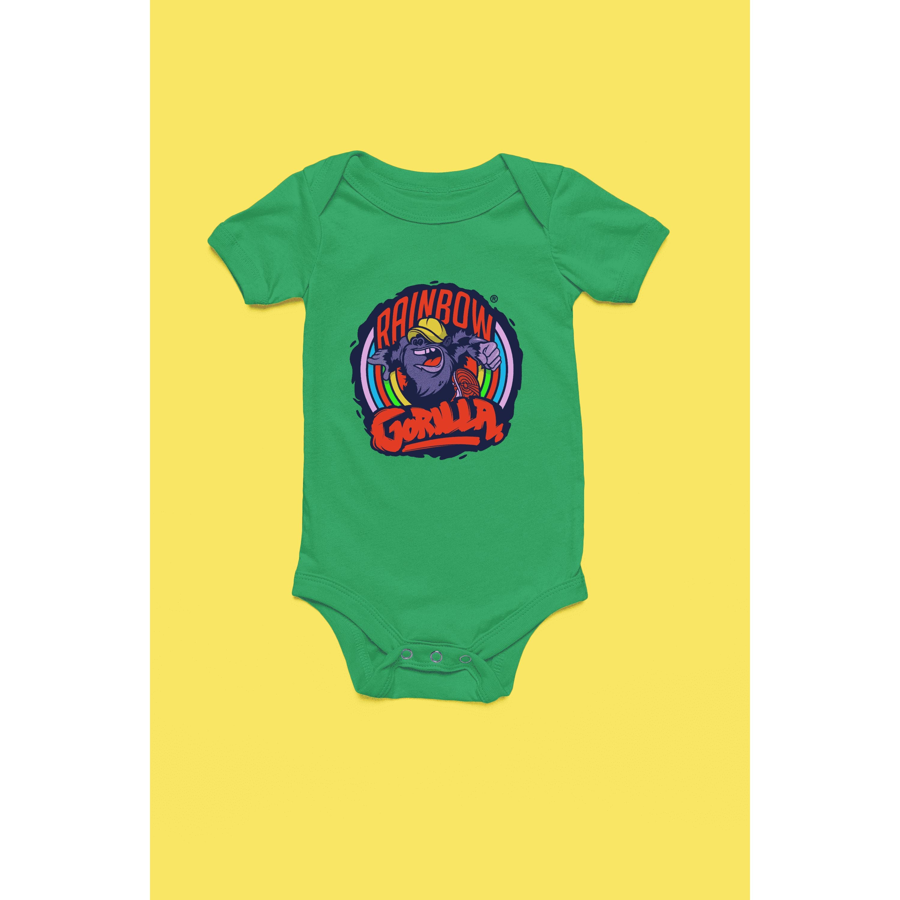 "Rainbow Gorilla ´Orgineel Logo´ Romper - Rainbow Gorilla Store"