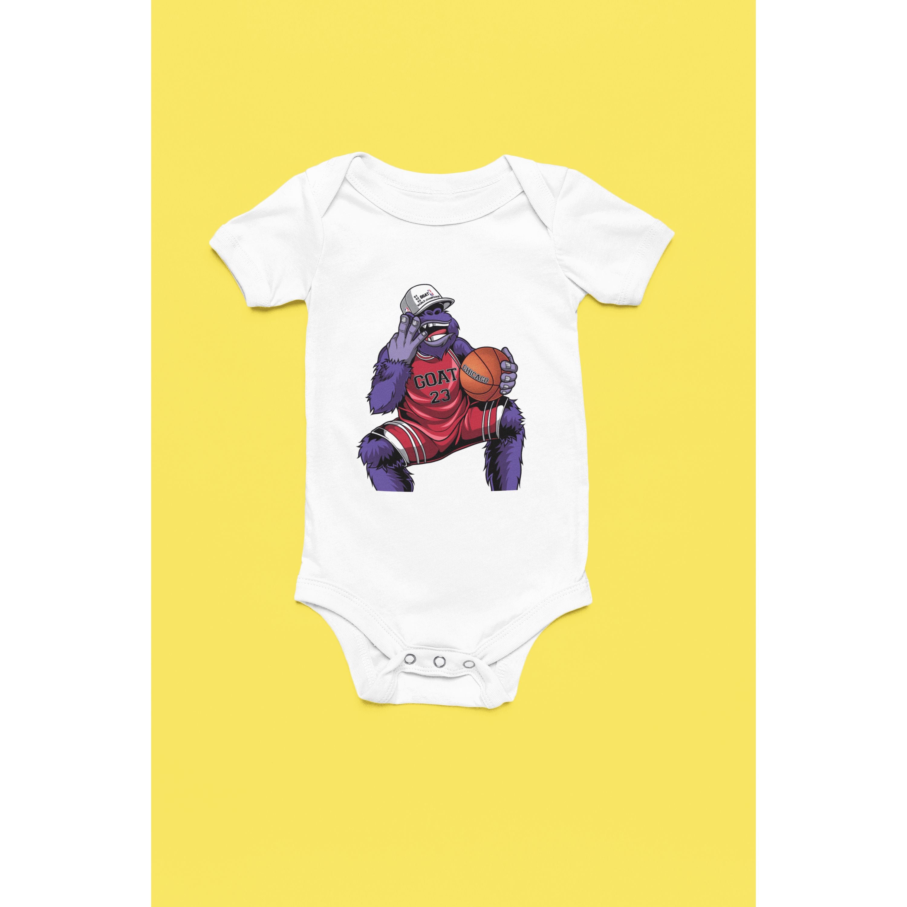 "Rainbow Gorilla ´The GOAT´ Romper - Rainbow Gorilla Store"