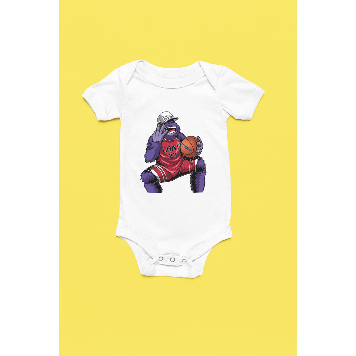 "Rainbow Gorilla ´The GOAT´ Romper - Rainbow Gorilla Store"